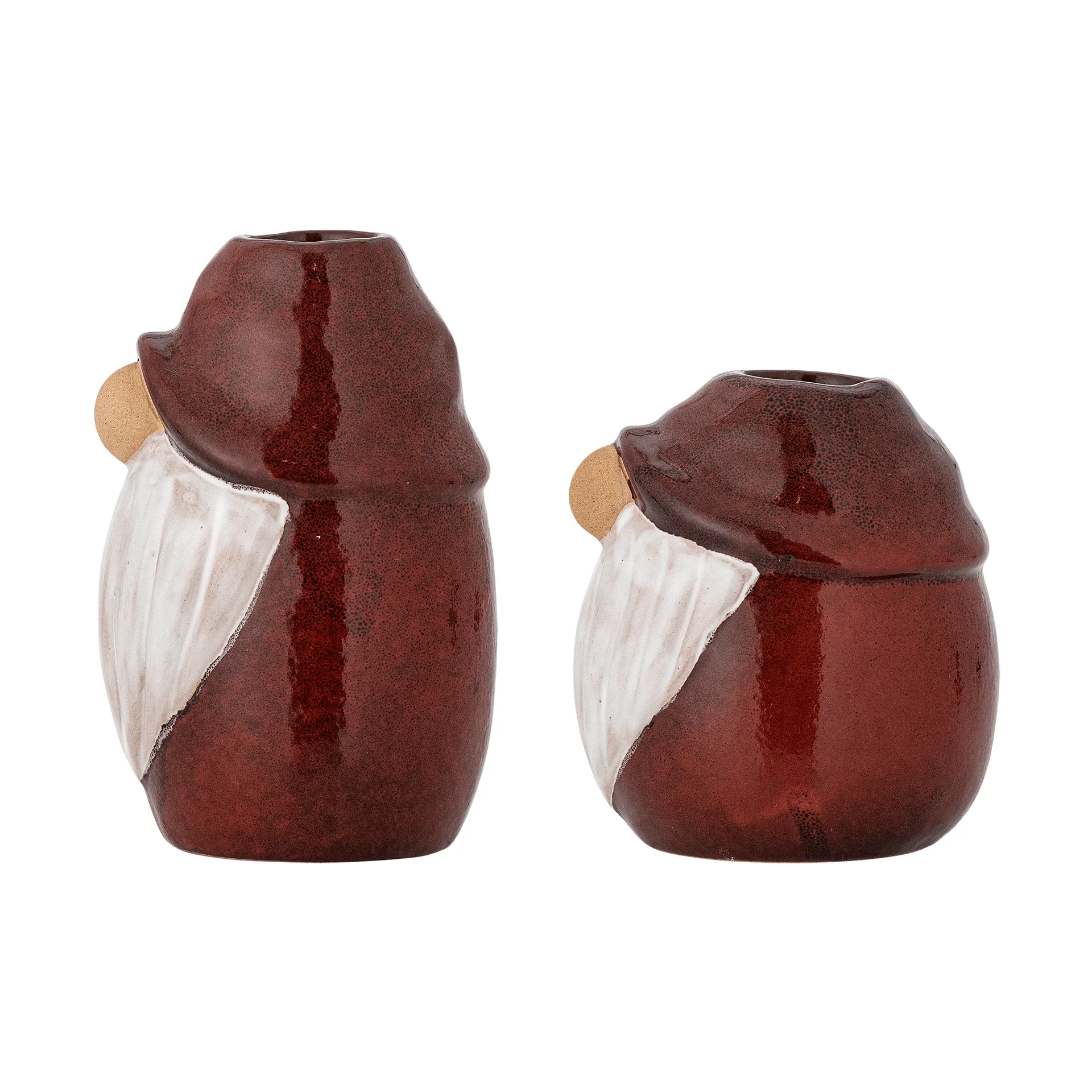 Lyda キャンドルホルダー, Red, 2 pieces, Ø7 cm Bloomingville | ブルーミングヴィル