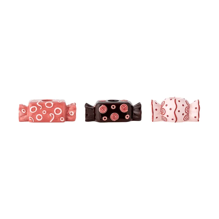 Maiano ljusstake - Rose、3点、12 cm - Bloomingville | ブルーミングヴィル