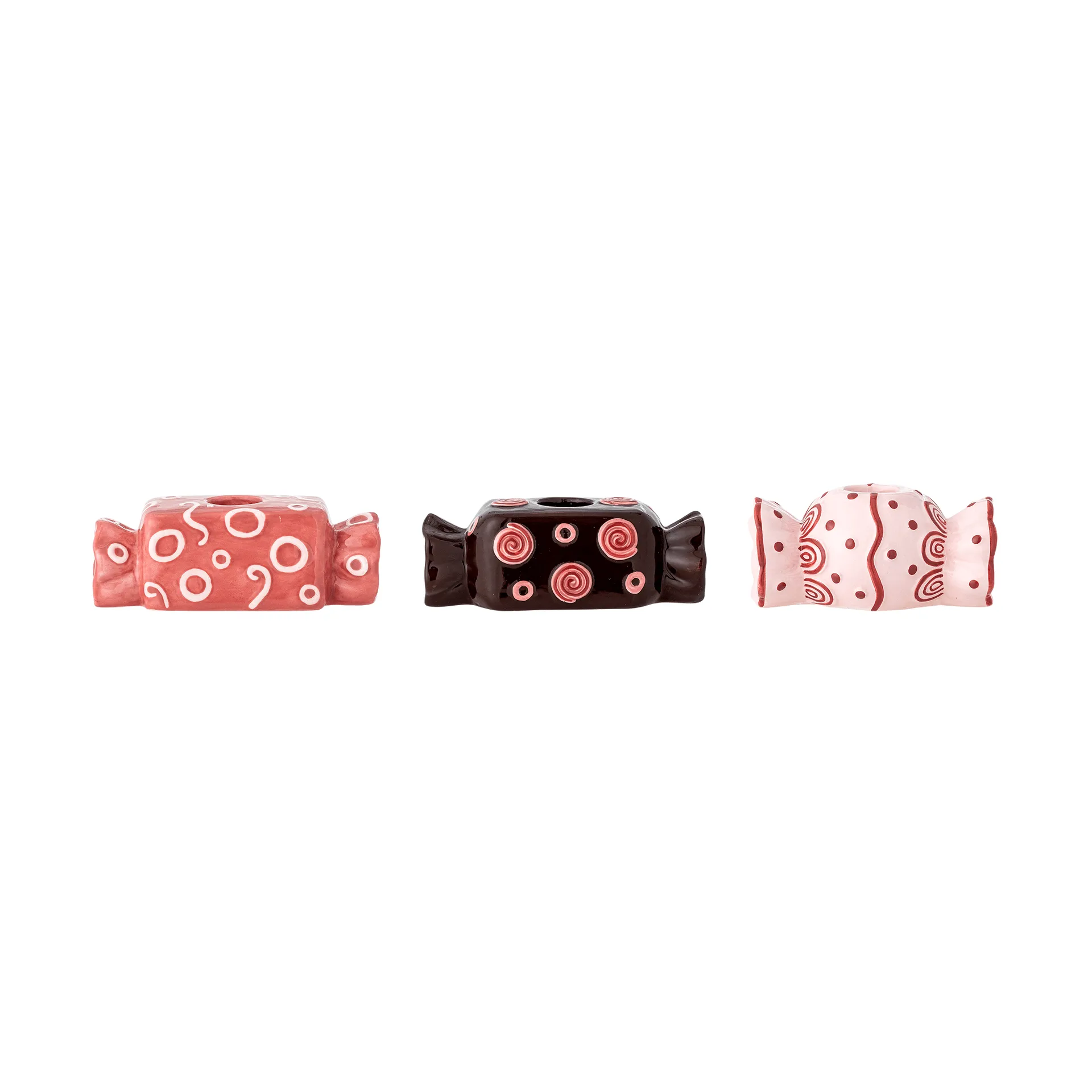 Maiano キャンドルホルダー, Rose、3点、12 cm Bloomingville | ブルーミングヴィル