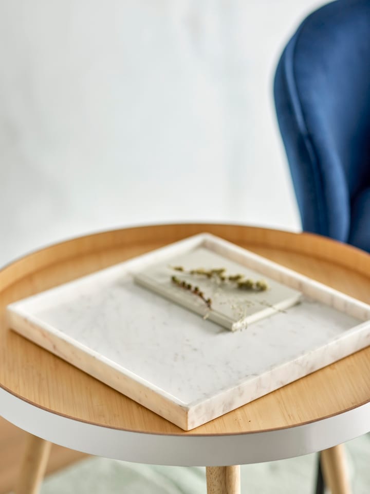 Majsa デコレーショントレイ 35x35 cm, White marble Bloomingville | ブルーミングヴィル