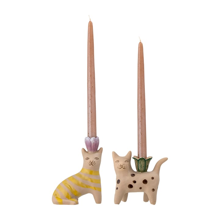 Mamie キャンドルホルダー 2 pieces, Stoneware Bloomingville | ブルーミングヴィル
