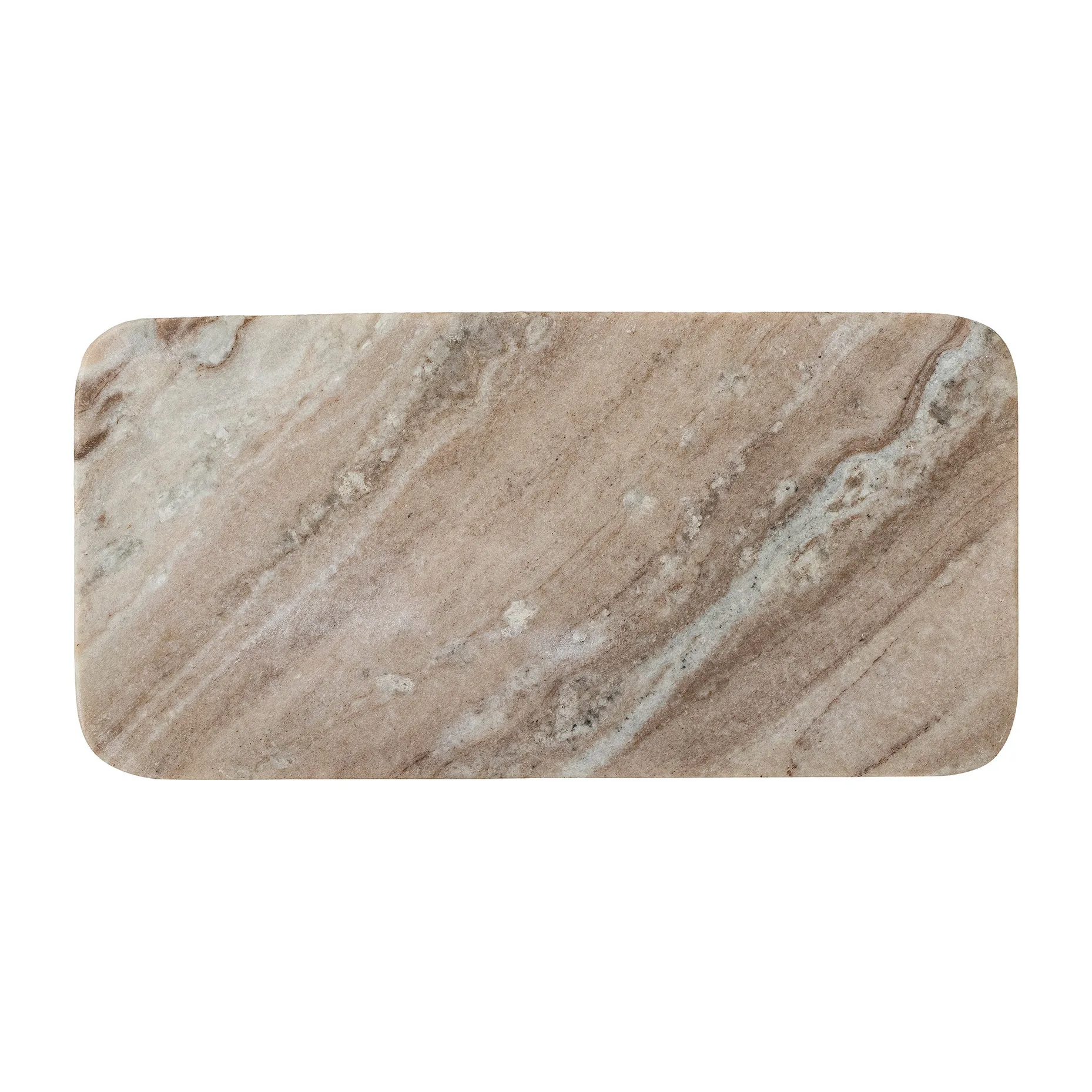 Manuela トレイ marble 15x30.5 cm, Brown Bloomingville | ブルーミングヴィル