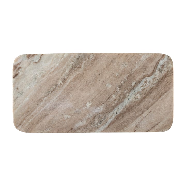 Manuela トレイ marble 15x30.5 cm - Brown - Bloomingville | ブルーミングヴィル