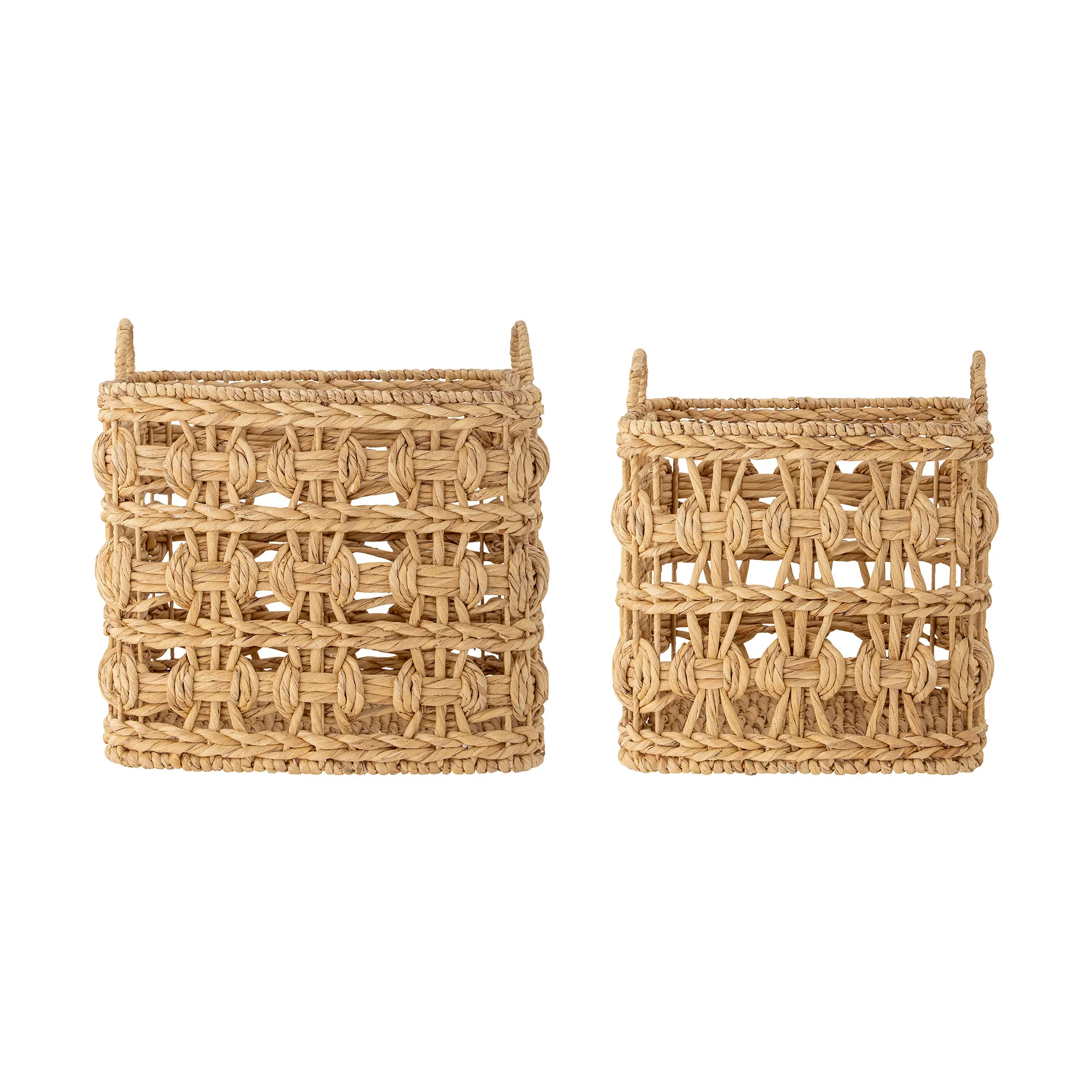 Marnie ハンドル付き収納ボックス 2個, Water hyacinth Bloomingville | ブルーミングヴィル