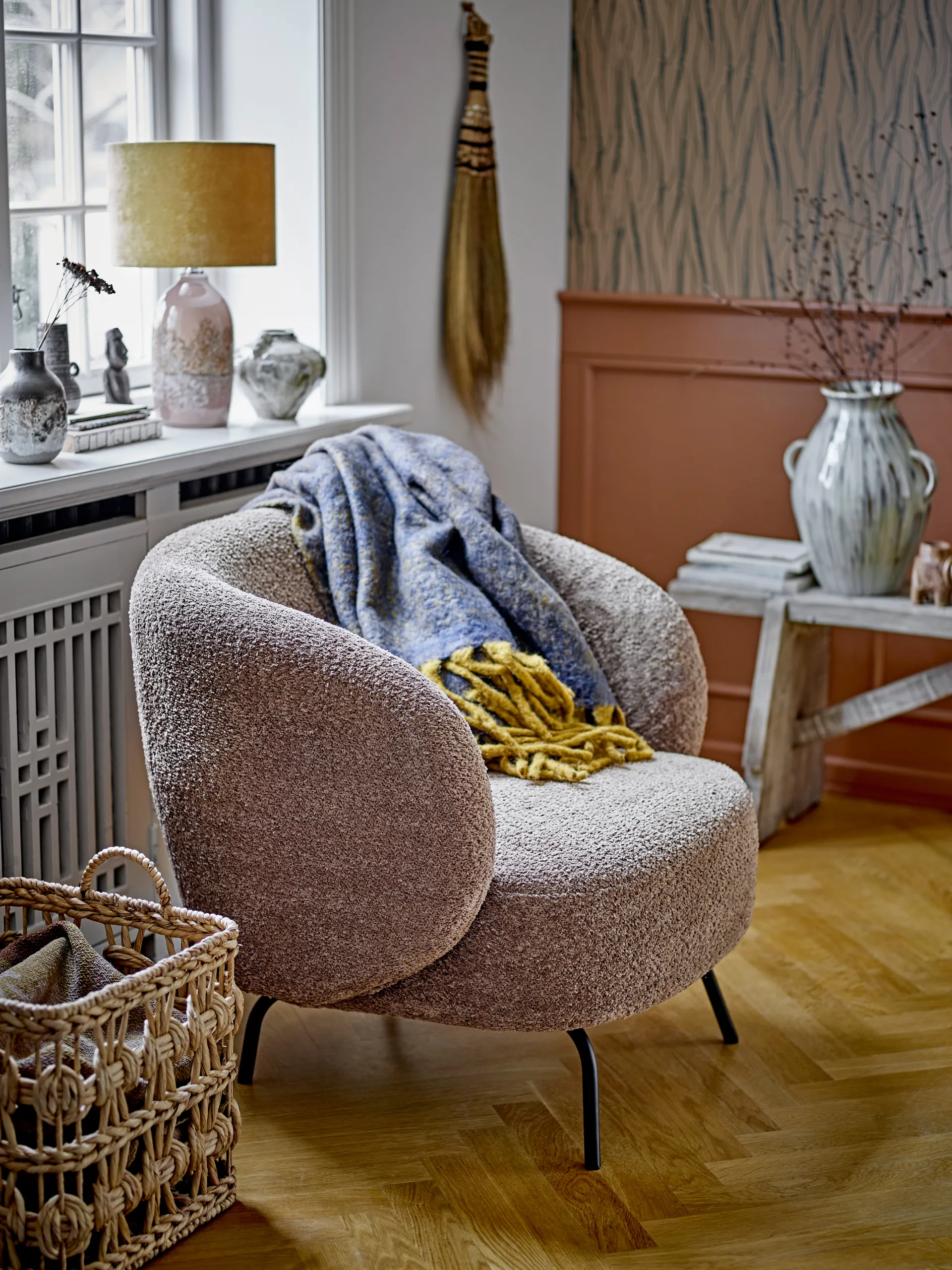 Marnie ハンドル付き収納ボックス 2個, Water hyacinth Bloomingville | ブルーミングヴィル