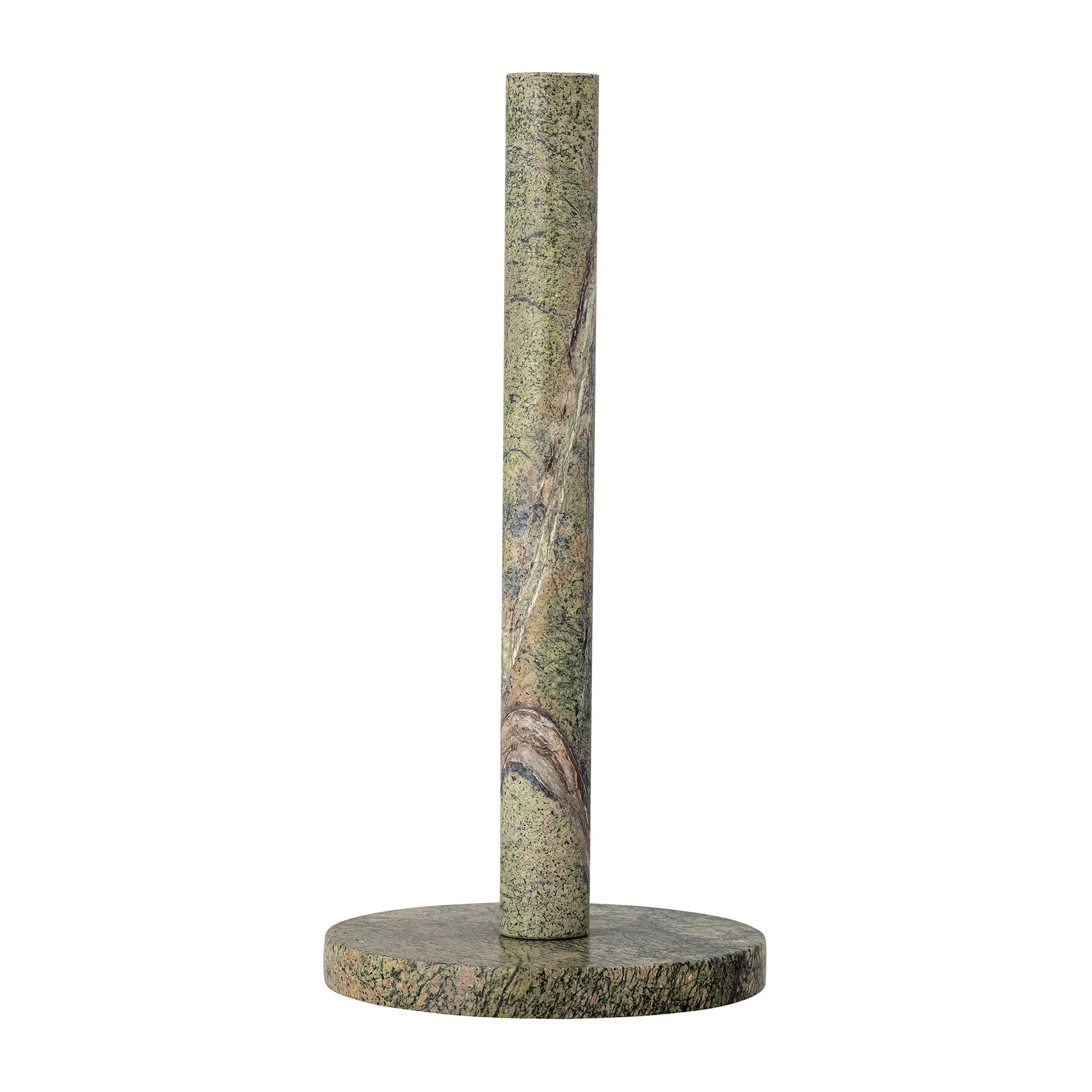 Marta キッチンペーパーホルダー Ø15x32 cm, Green marble Bloomingville | ブルーミングヴィル