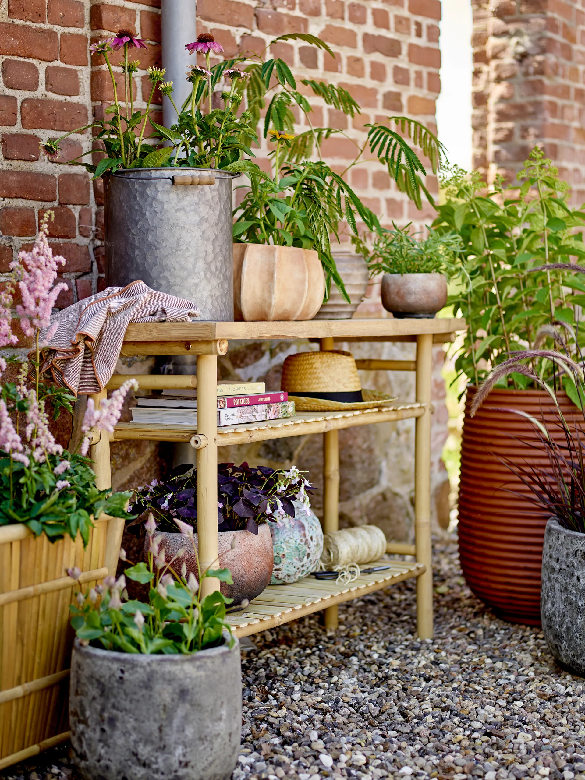 Mesola 鉢 2ピース, Brown Bloomingville | ブルーミングヴィル