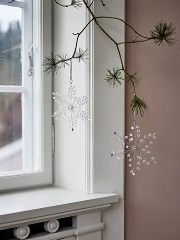Miku クリスマスオーナメント - Clear, 2 pieces, 17 cm - Bloomingville | ブルーミングヴィル