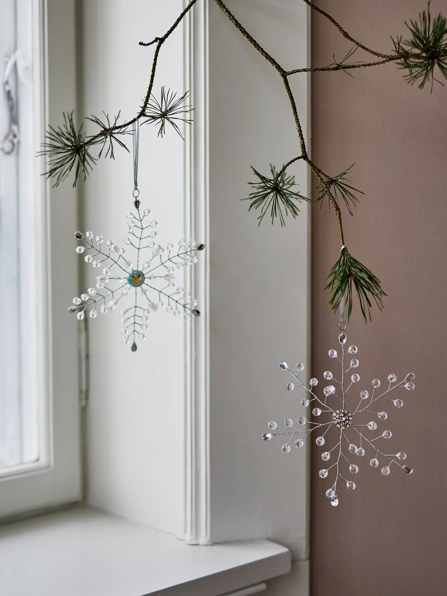 Miku クリスマスオーナメント, Clear, 2 pieces, 17 cm Bloomingville | ブルーミングヴィル