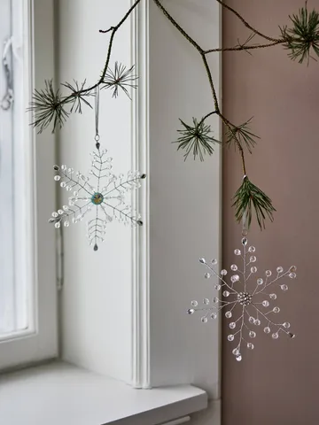 Miku クリスマスオーナメント - Clear, 2 pieces, 17 cm - Bloomingville | ブルーミングヴィル