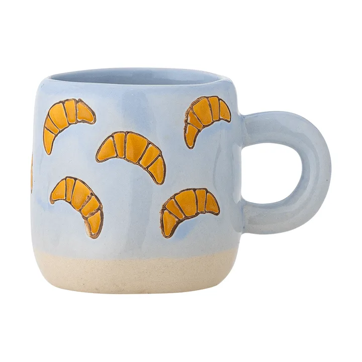 Millie カップ 110 ml - Blue, croissants - Bloomingville | ブルーミングヴィル