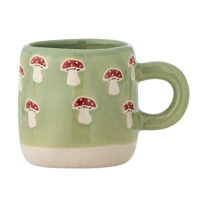 Millie カップ 110 ml - Green, mushrooms - Bloomingville | ブルーミングヴィル