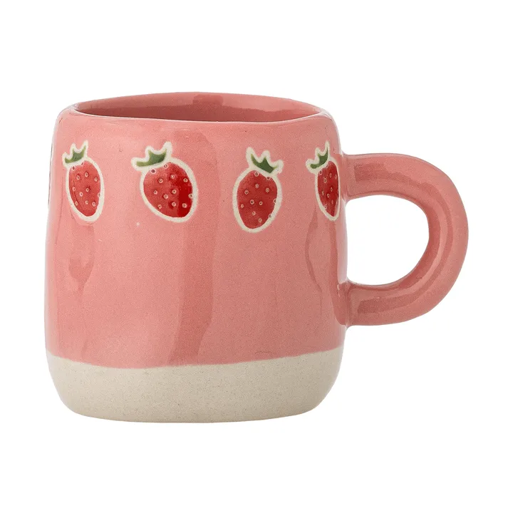 Millie カップ 110 ml - Pink, strawberries - Bloomingville | ブルーミングヴィル