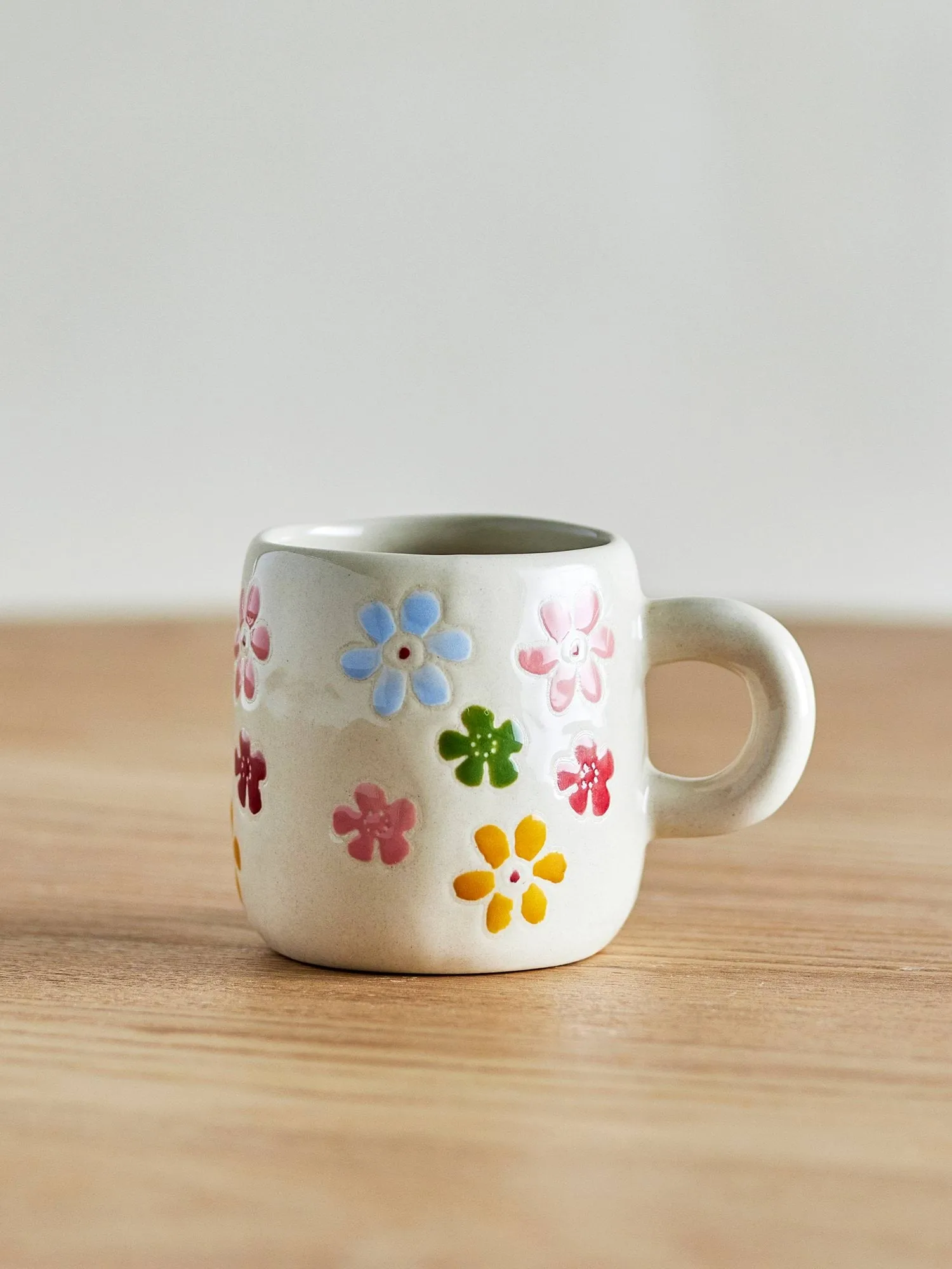 Millie カップ 110 ml, White, flowers Bloomingville | ブルーミングヴィル