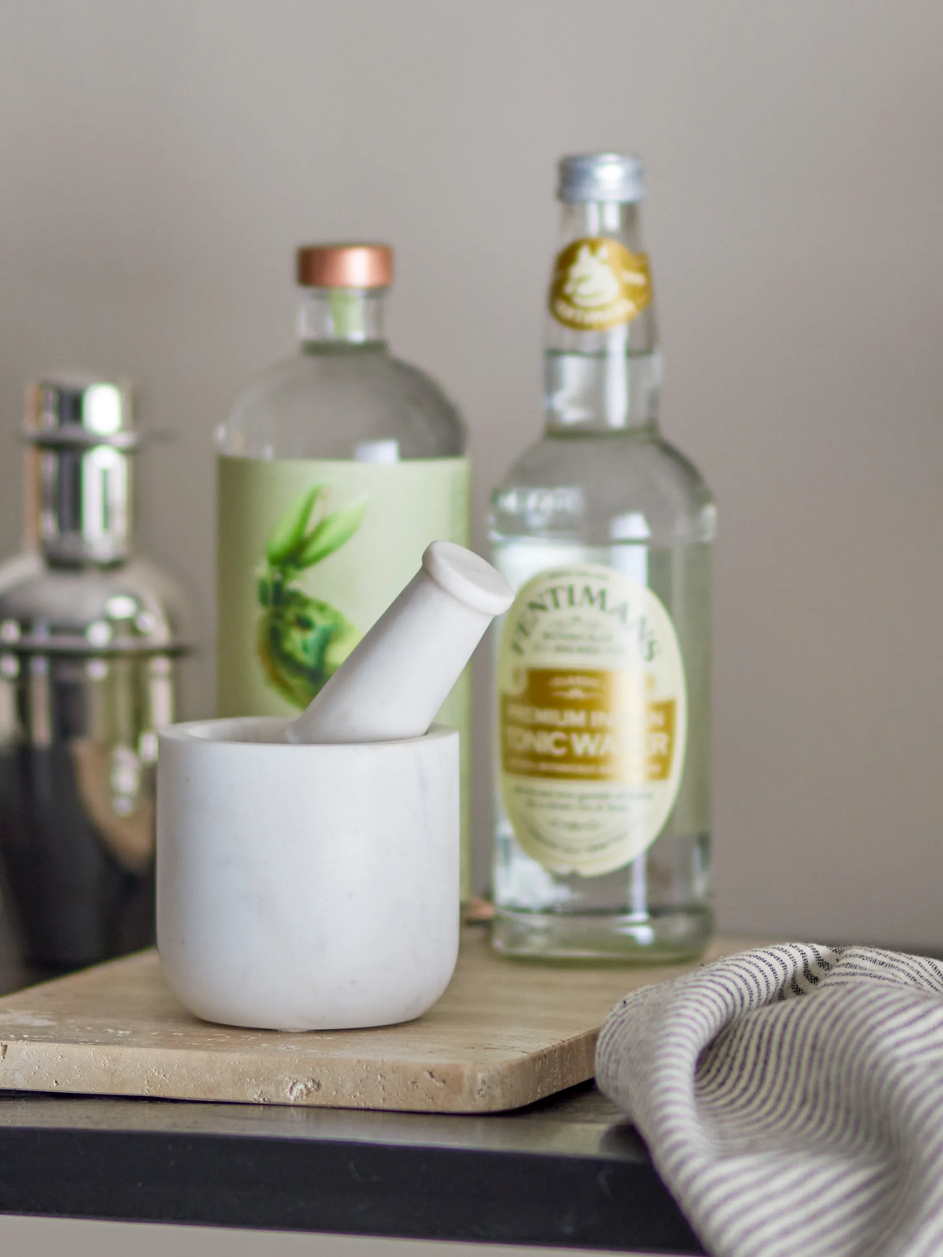 Misaki すりこぎ 鉢 Ø9 cm, Marble Bloomingville | ブルーミングヴィル