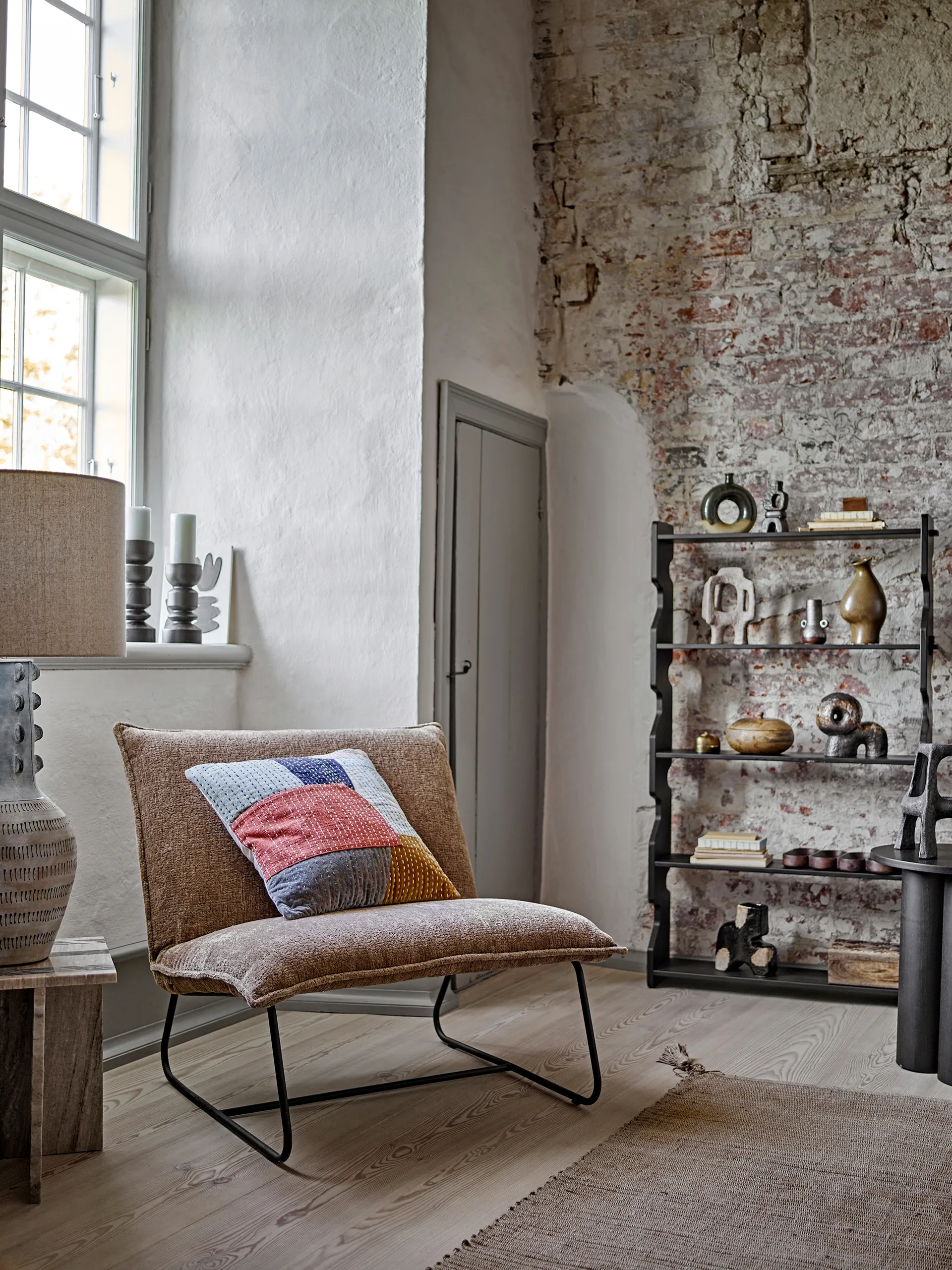 Montanaro 枕 50x50 cm, Orange Bloomingville | ブルーミングヴィル