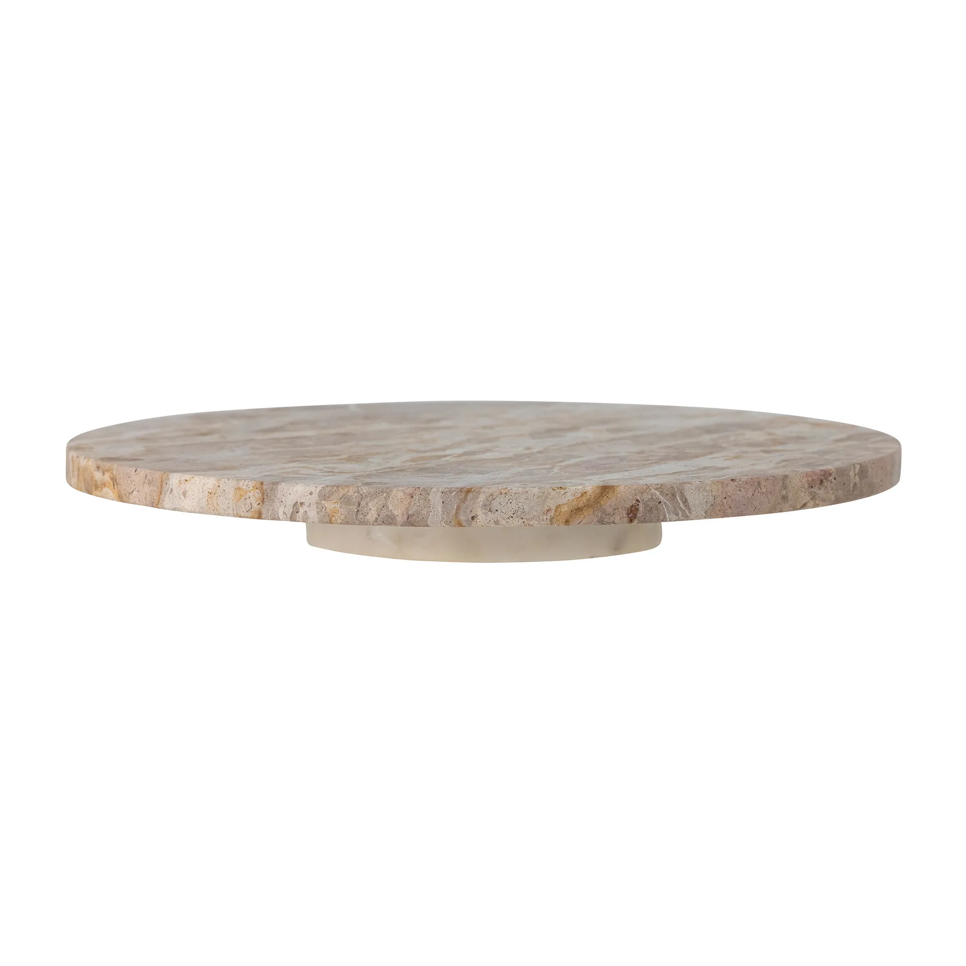 Nuni lazy susan トレイ Ø36 cm, Brown marble Bloomingville | ブルーミングヴィル