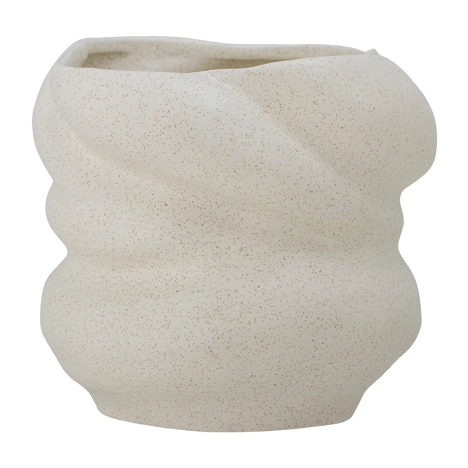 Orana 植木鉢 Ø20 cm, White stoneware Bloomingville | ブルーミングヴィル