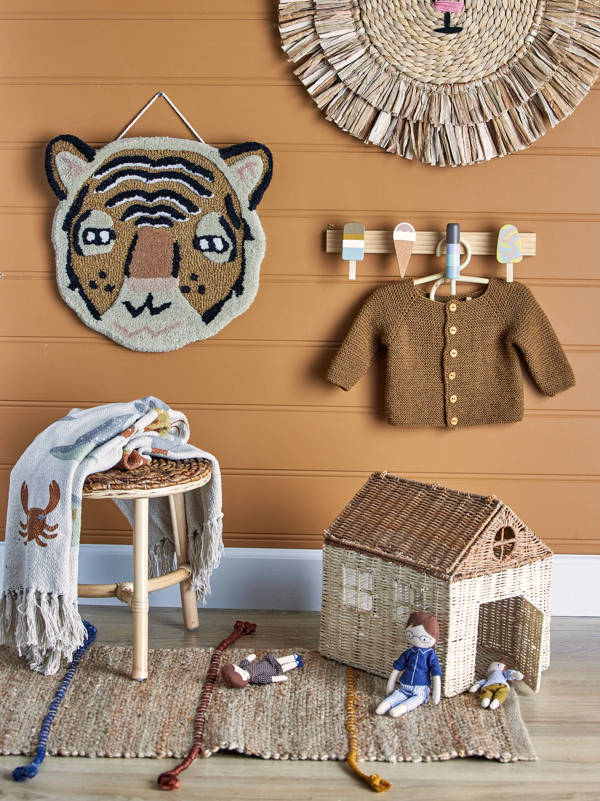 Pacey ウォールデコレーション Ø40 cm, Tiger Bloomingville | ブルーミングヴィル