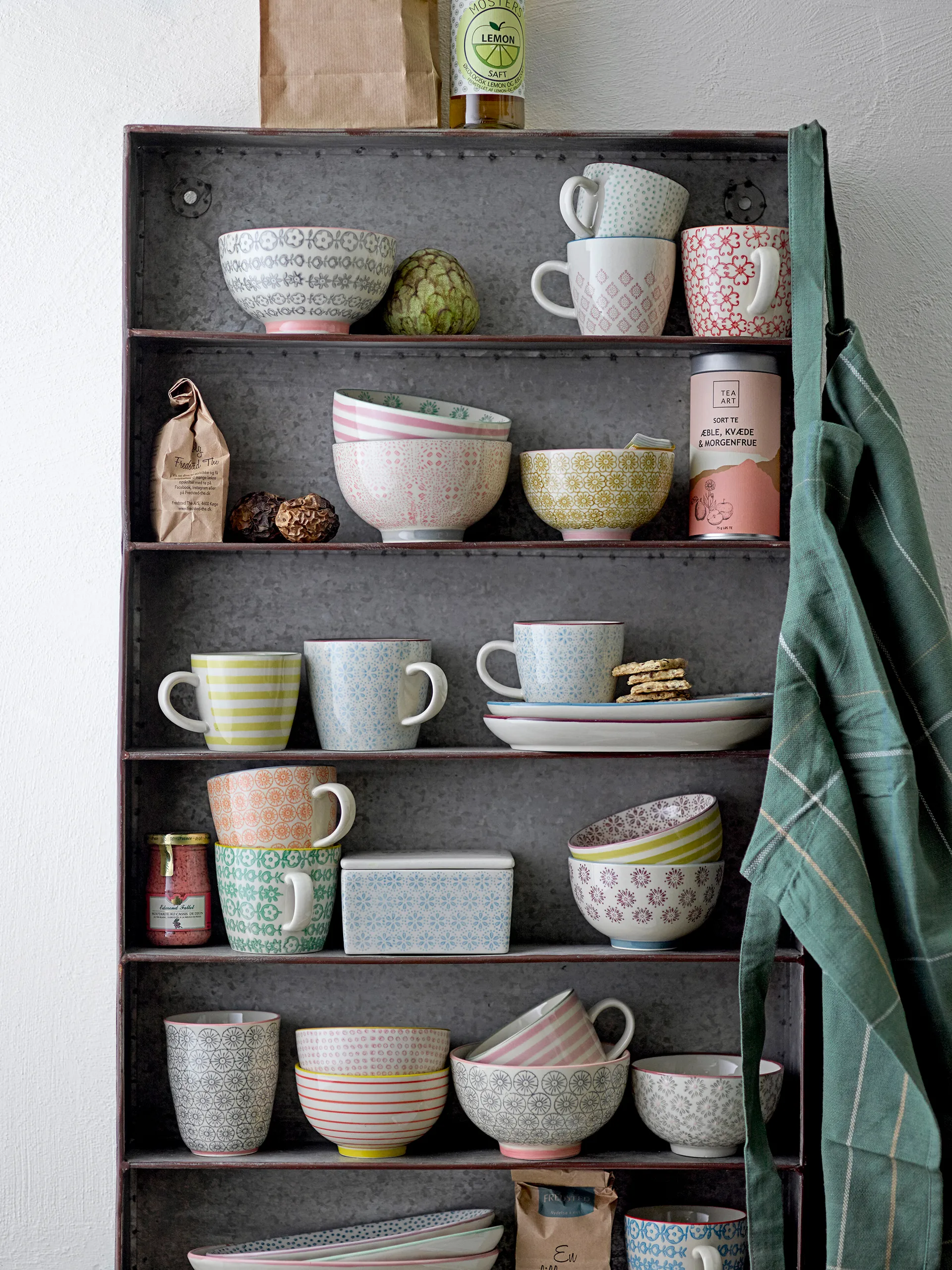 Patricia カップ 30 cl 3ピース Blue Bloomingville | ブルーミングヴィル