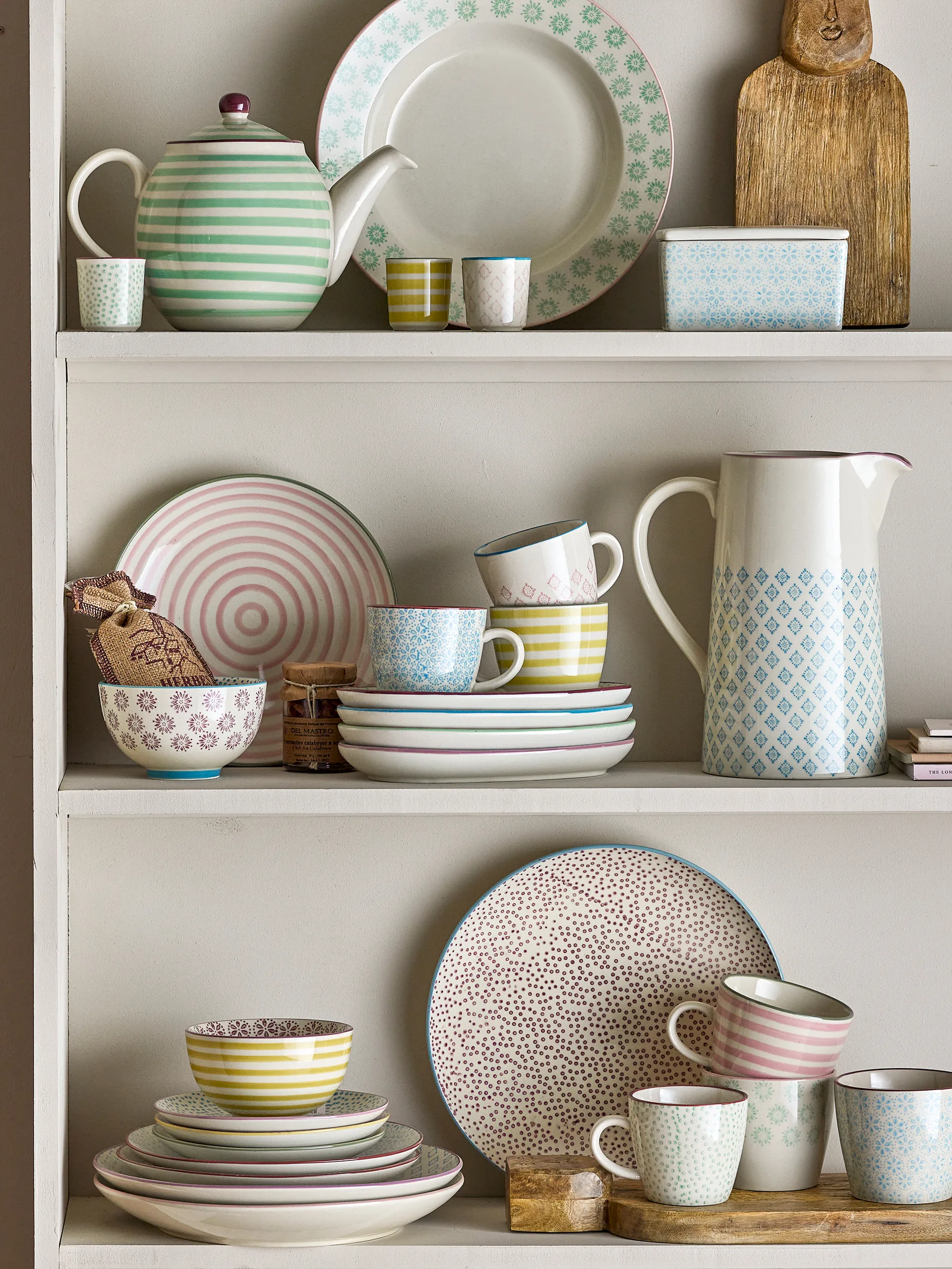 Patricia カップ 30 cl 3ピース Blue Bloomingville | ブルーミングヴィル