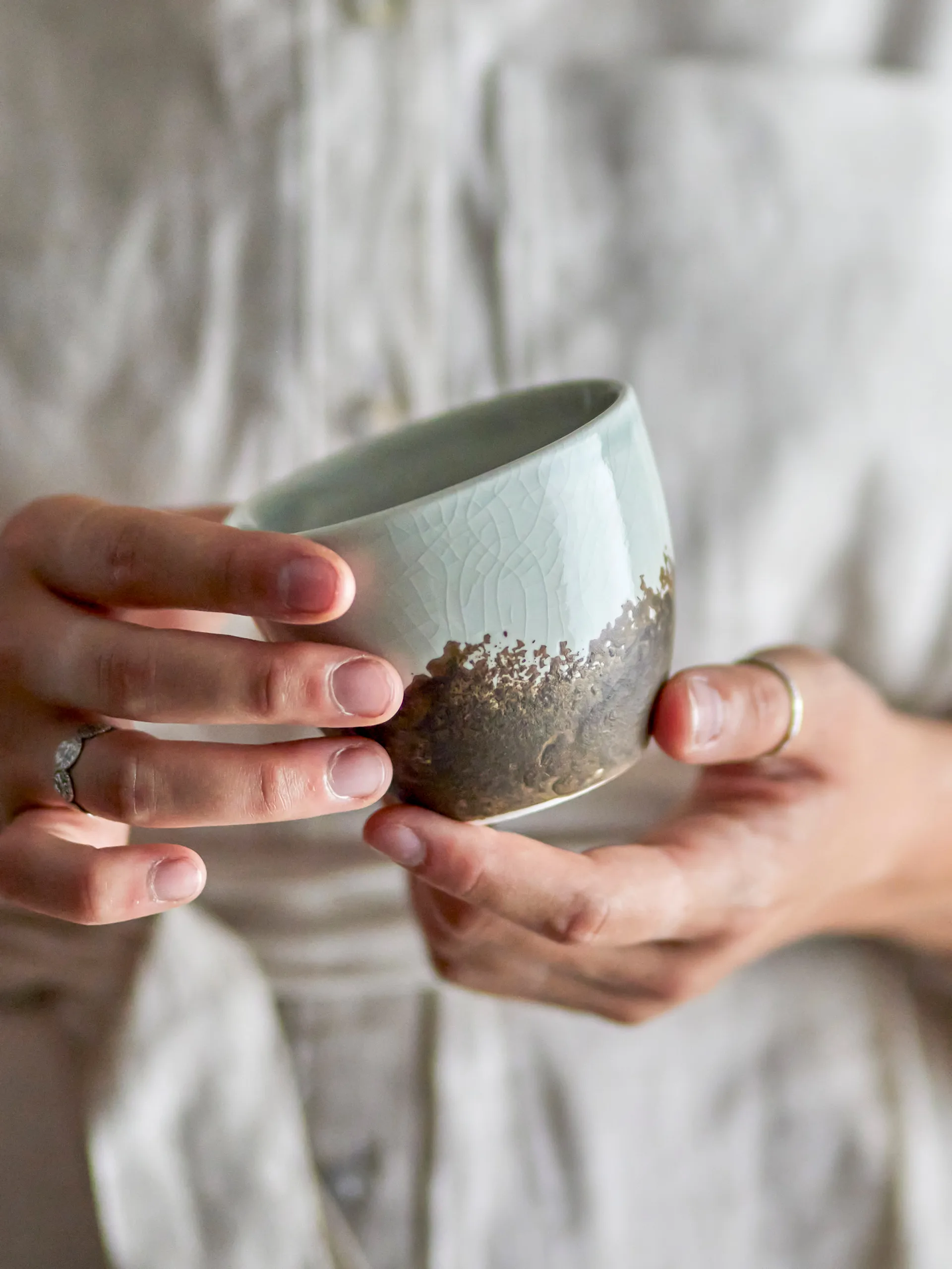 Paula カップ 19.5 cl, Grey-brown Bloomingville | ブルーミングヴィル