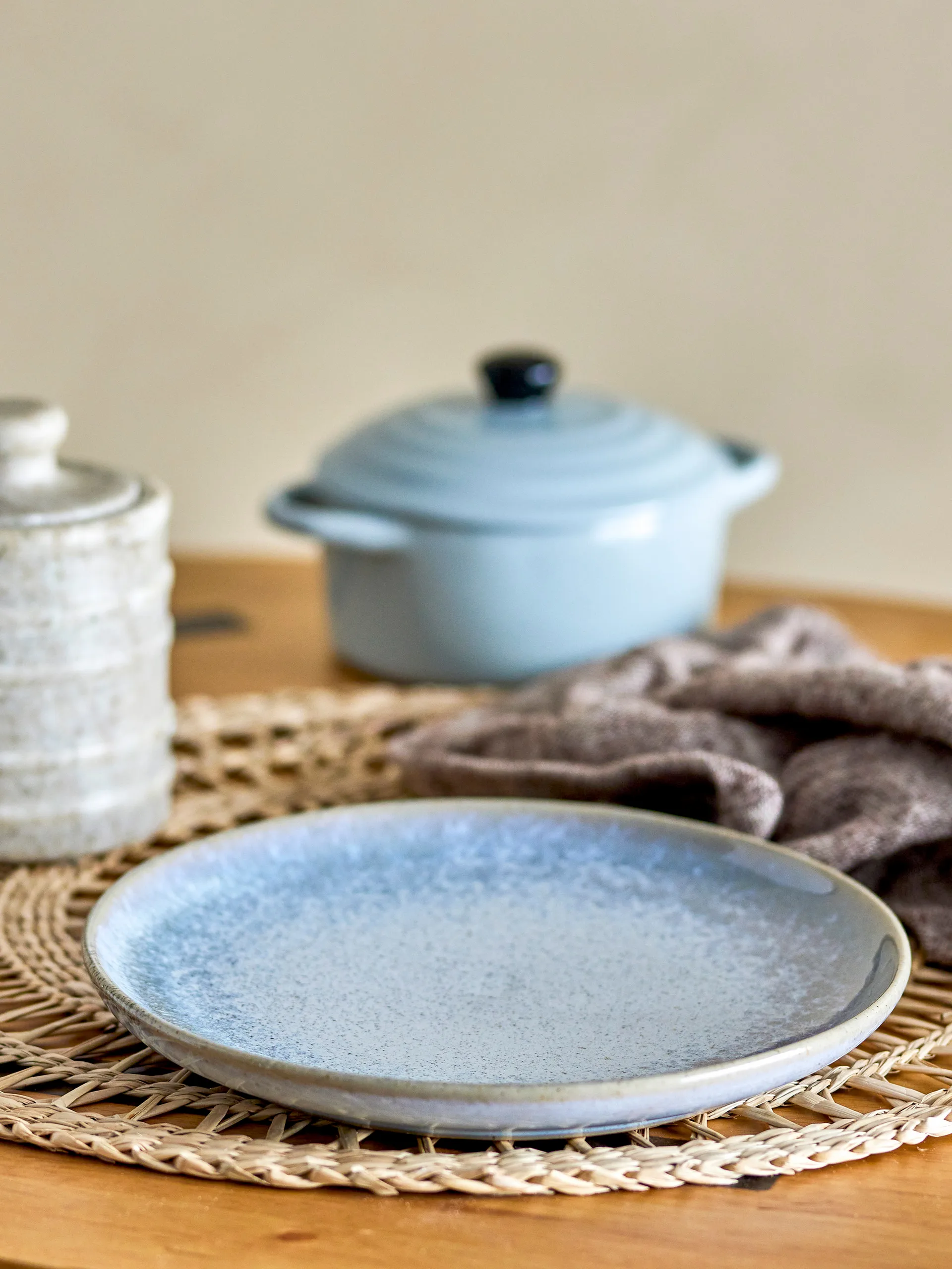 Paula スモールプレート Ø20 cm, Blue Bloomingville | ブルーミングヴィル