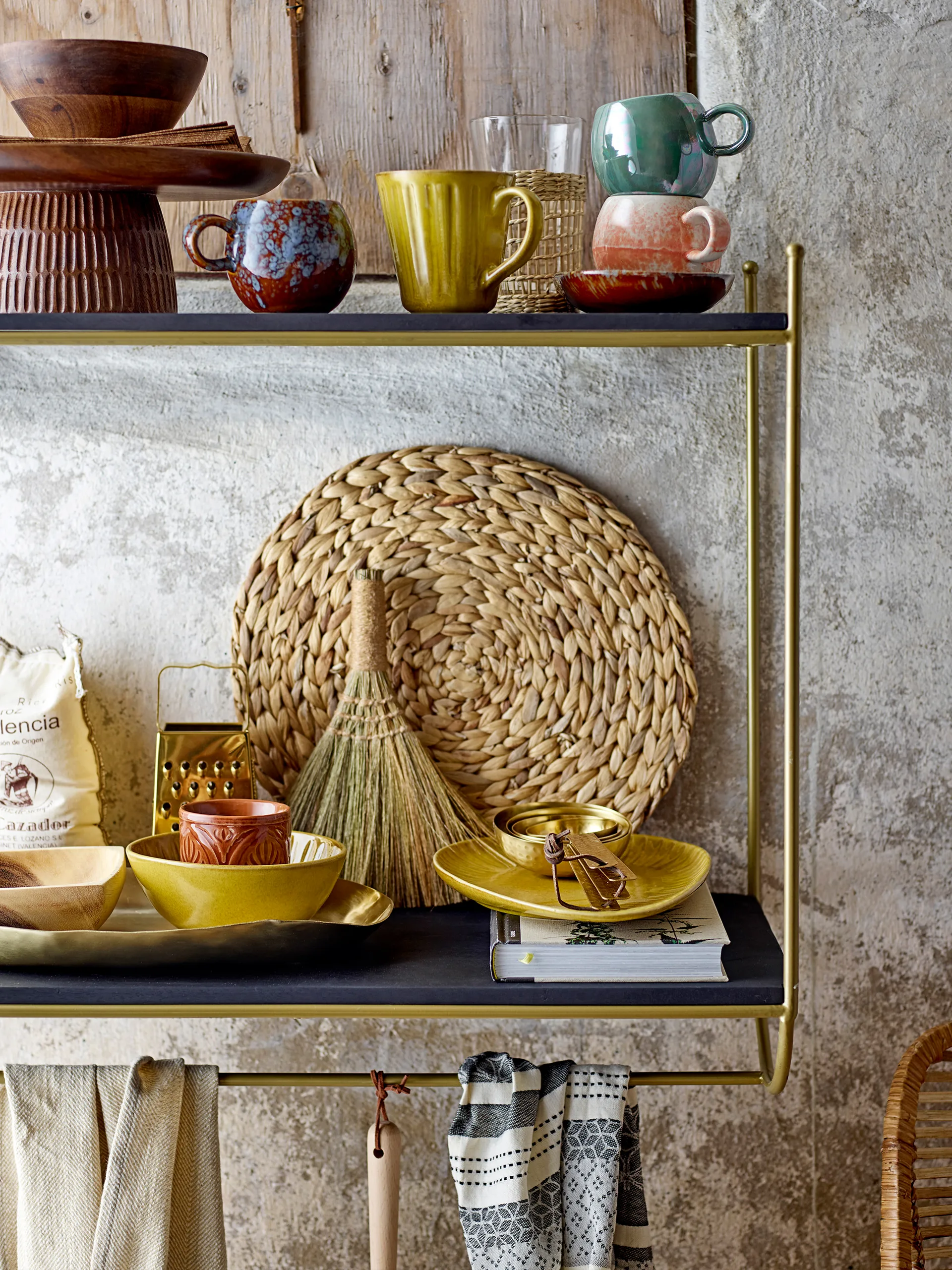 Paula カップ 27,5 cl, Blue-brown Bloomingville | ブルーミングヴィル