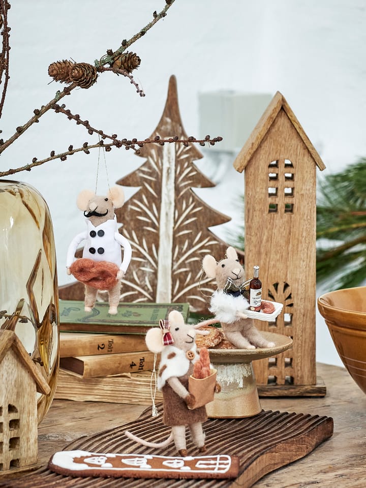 Peo クリスマスツリーデコレーシ�ョン ウール 3ピース, Nature Bloomingville | ブルーミングヴィル