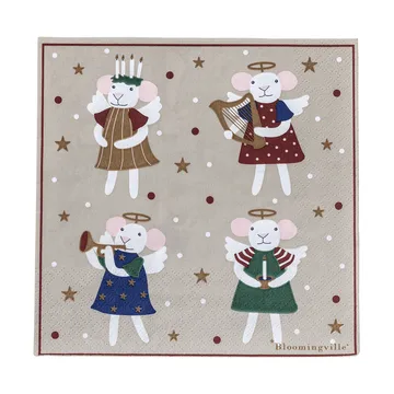 Peo ペーパーナプキン - Multi, 33x33 cm - Bloomingville | ブルーミングヴィル
