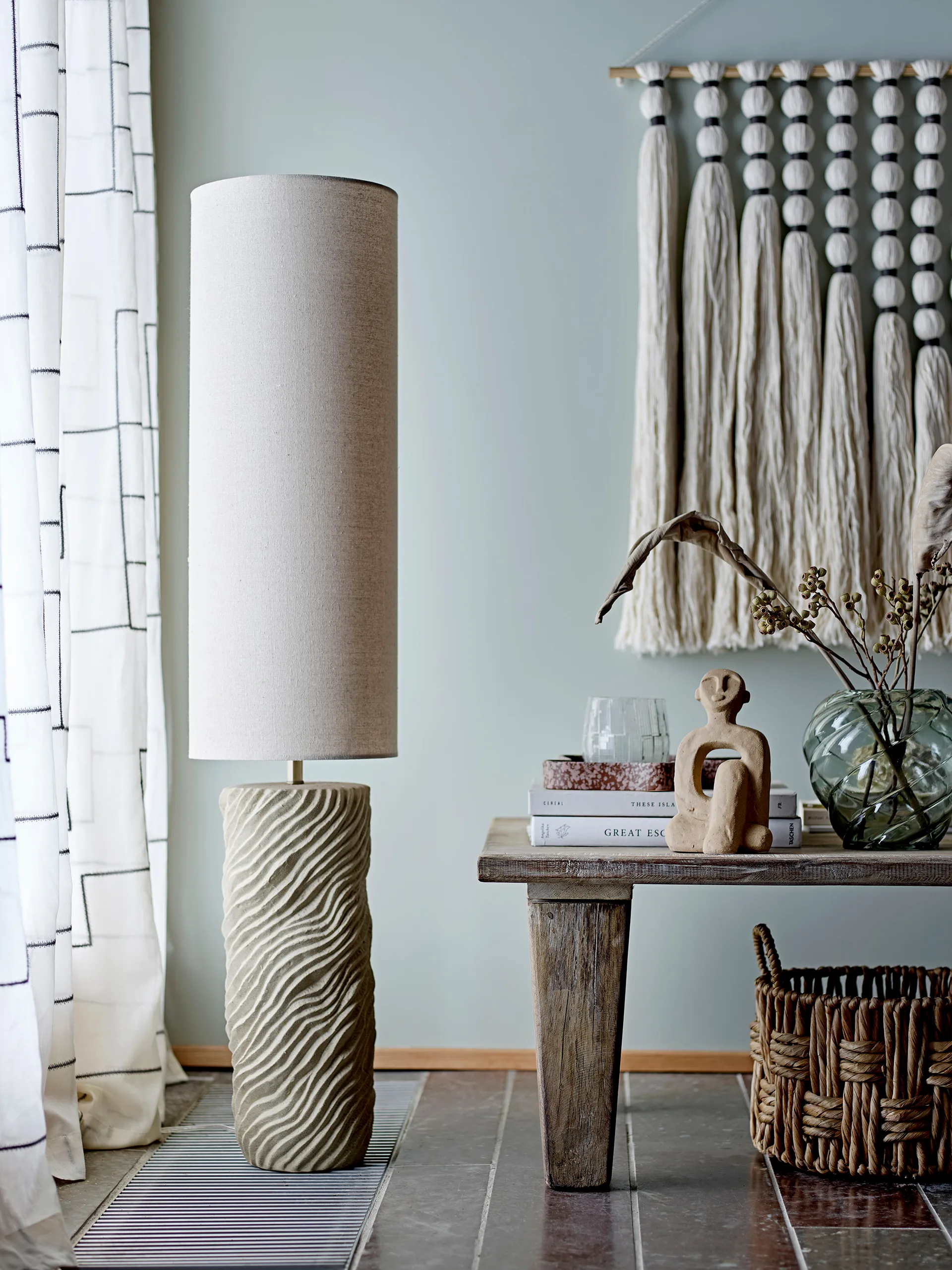 Pepita ハンドル付き収納ボックス 2個, Water hyacinth Bloomingville | ブルーミングヴィル