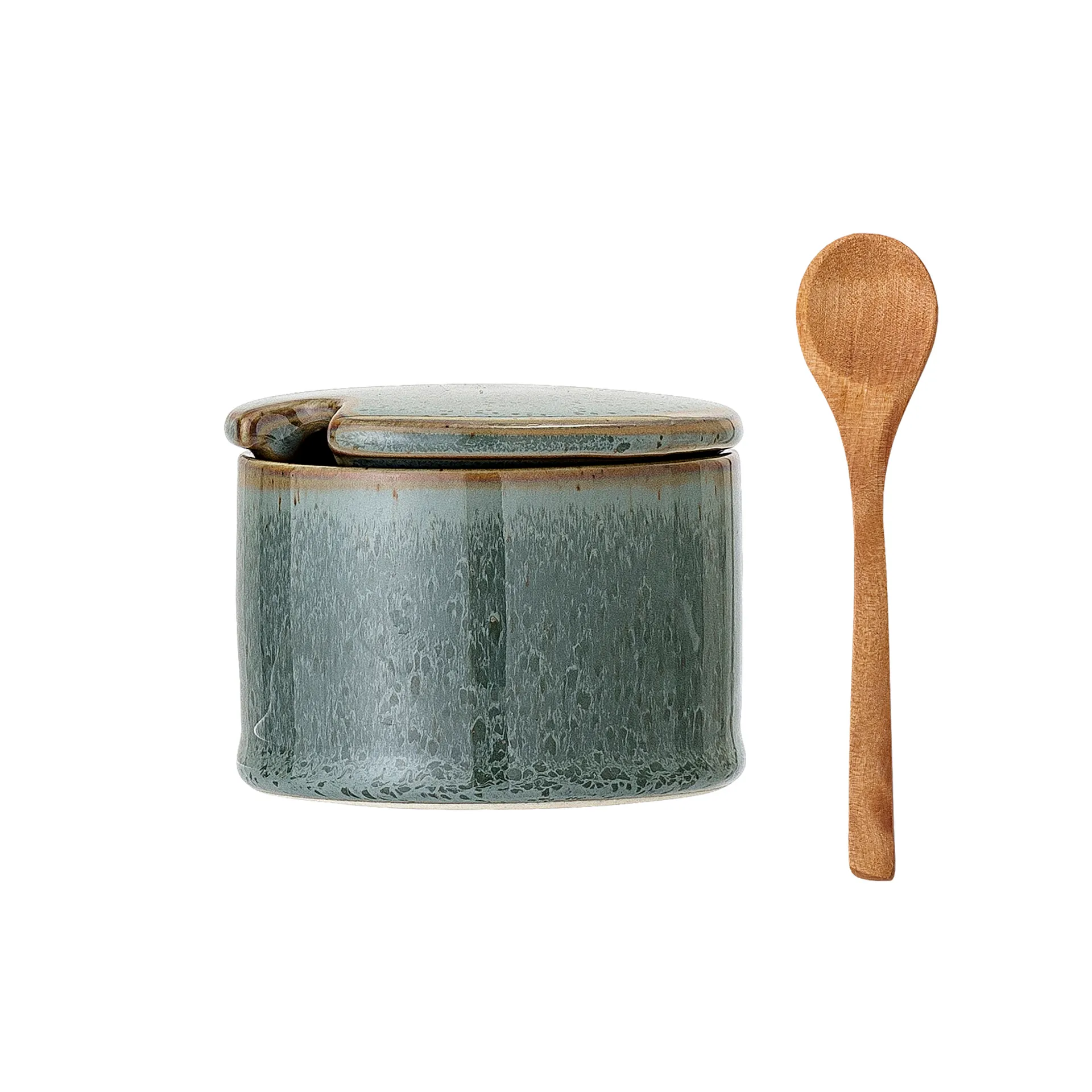 Pixie 蓋付きジャー andスプーン, green Bloomingville | ブルーミングヴィル