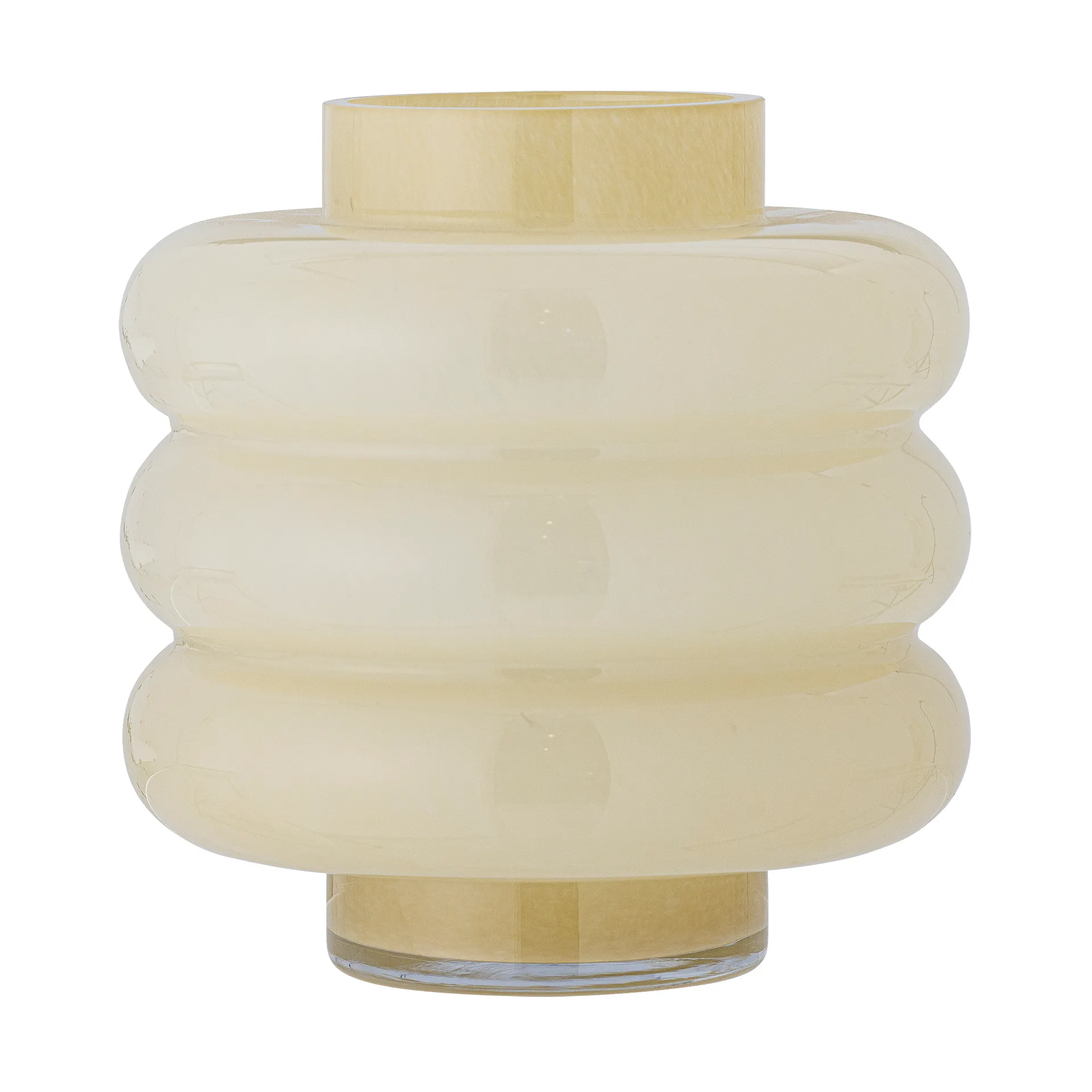 Sahara 花瓶 Ø21.5x22 cm, Yellow Bloomingville | ブルーミングヴィル