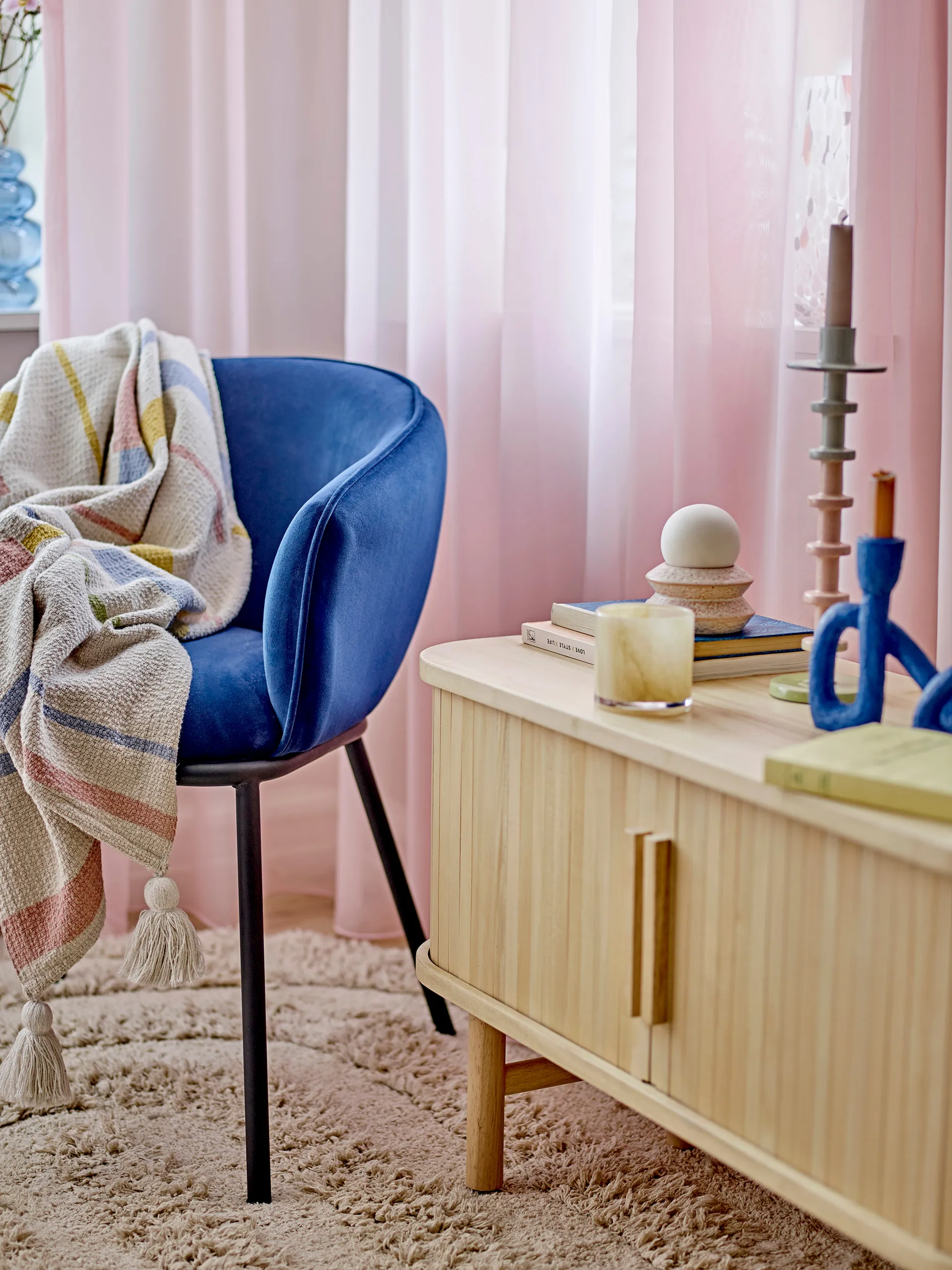 Sakkara ランタン Ø8x8 cm, Yellow Bloomingville | ブルーミングヴィル