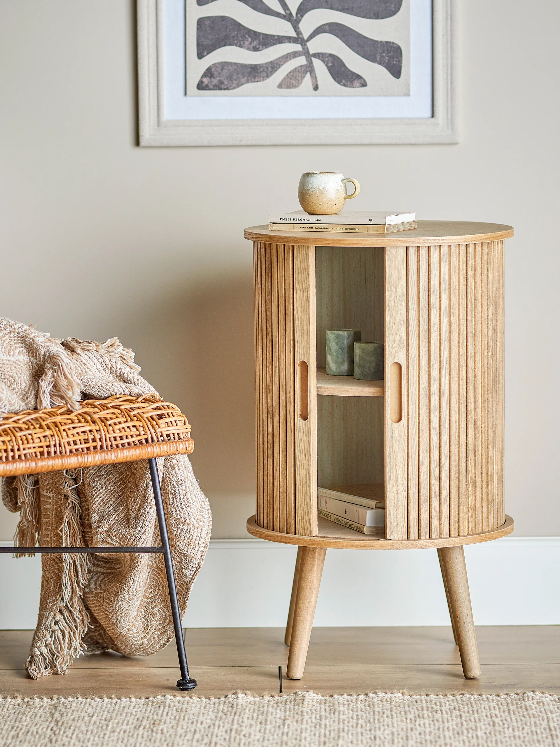 Salento キャビネット Ø40x65 cm, Nature Bloomingville | ブルーミングヴィル