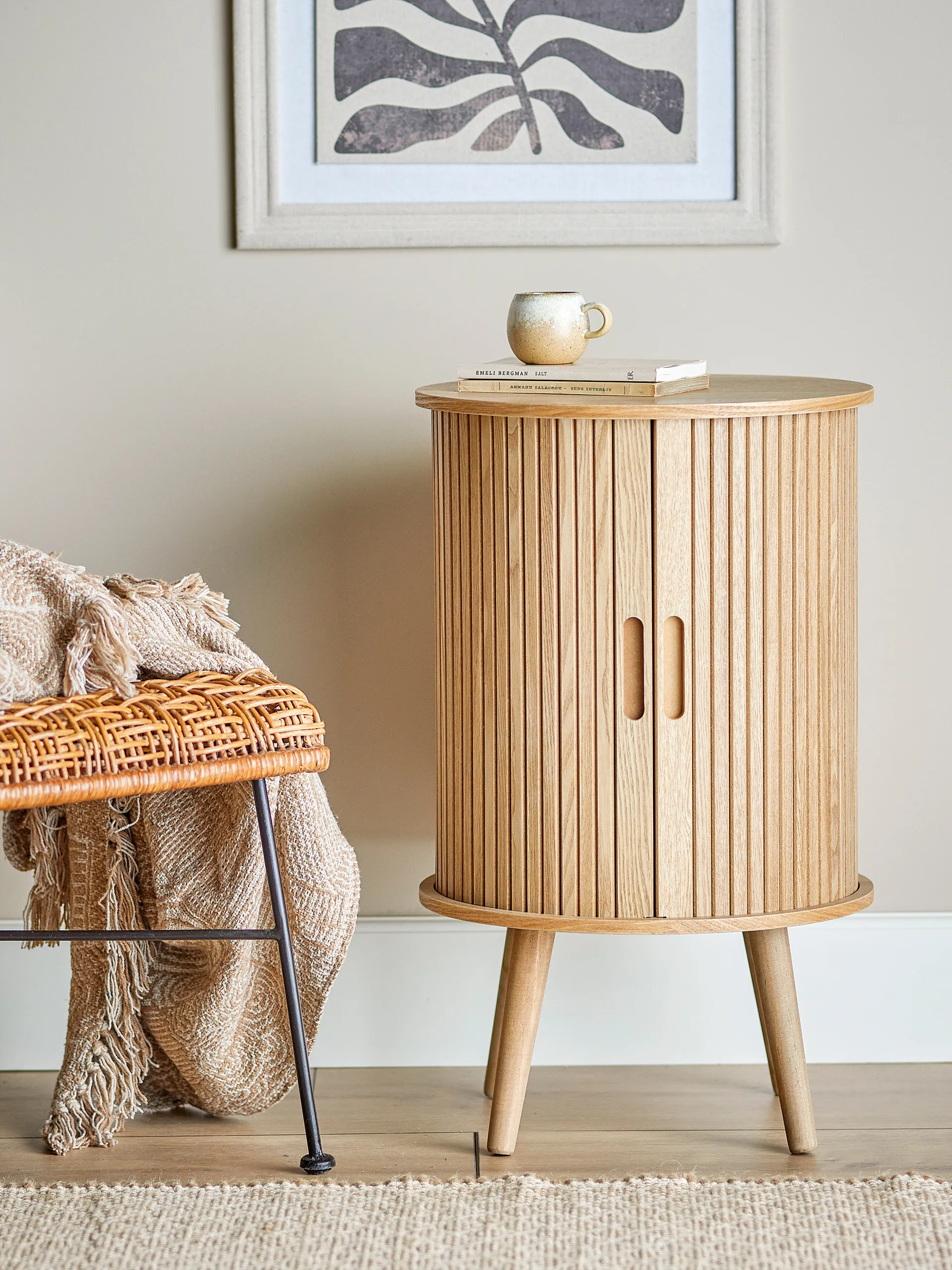 Salento キャビネット Ø40x65 cm, Nature Bloomingville | ブルーミングヴィル