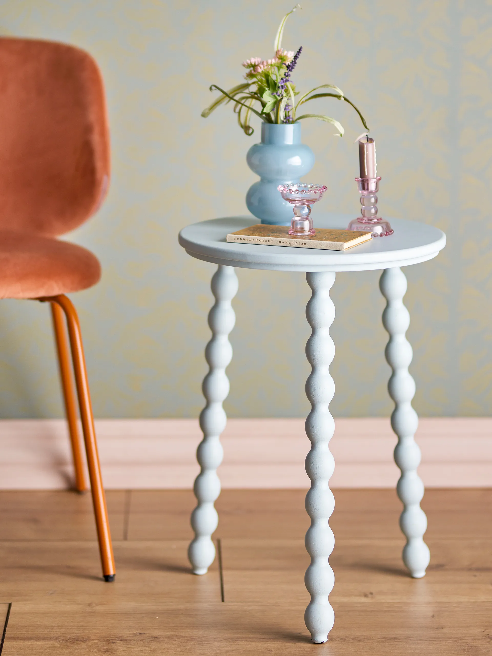 Salino サイドテーブル, Blue Bloomingville | ブルーミングヴィル