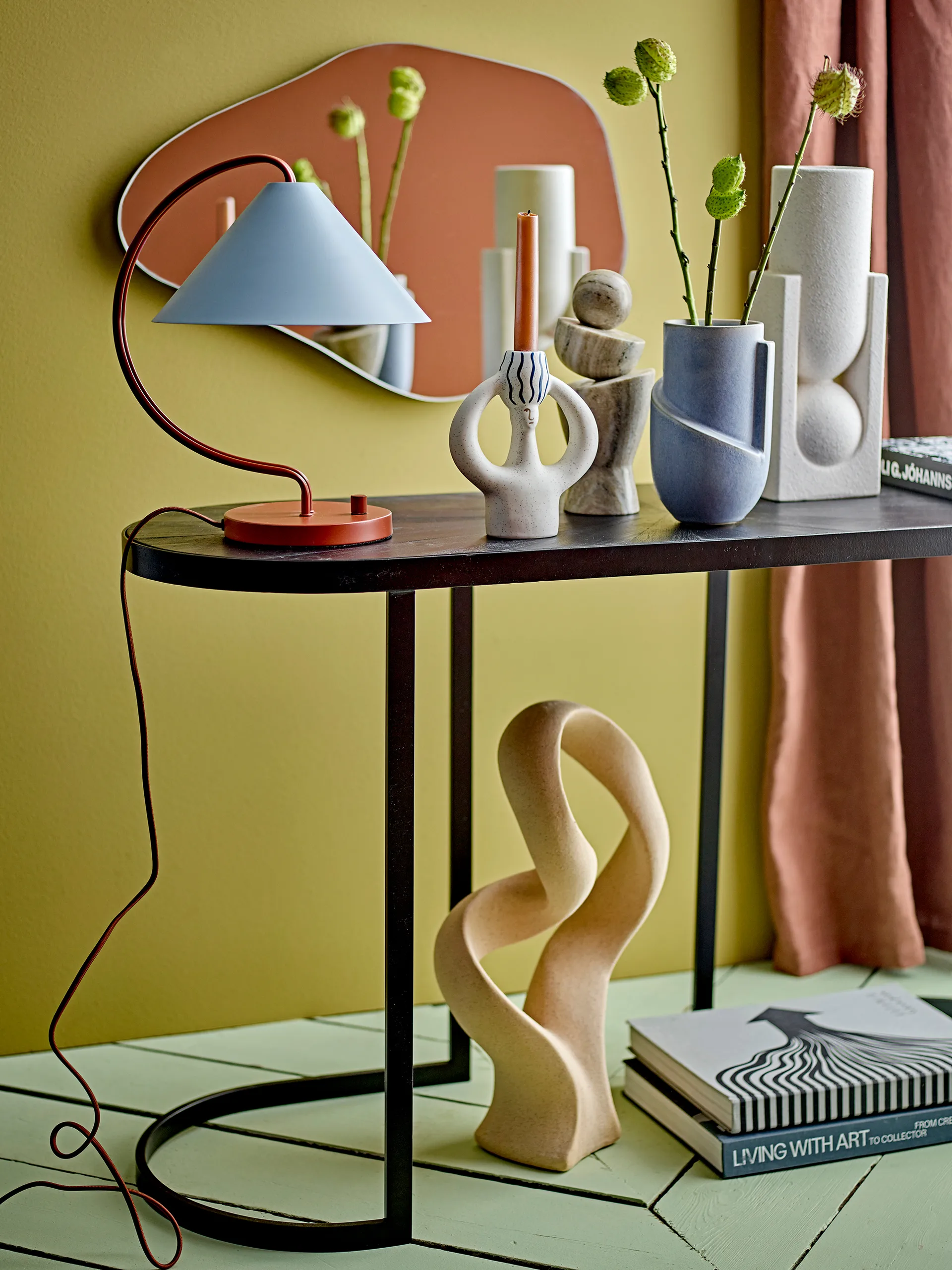 Salome 花瓶 34 cm, White Bloomingville | ブルーミングヴィル