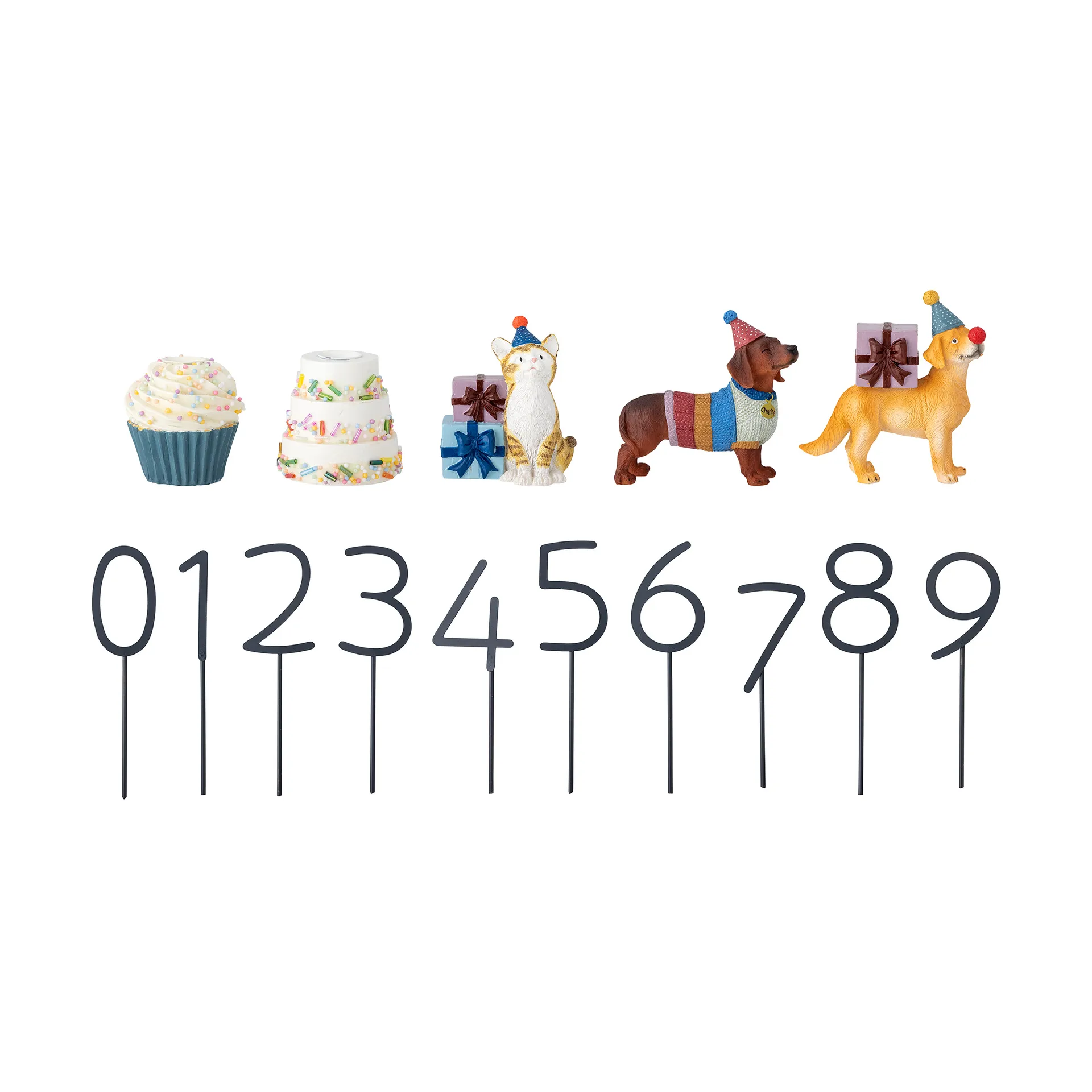 Salve birthday デコレーション 15ピースセット, Multi Bloomingville | ブルーミングヴィル