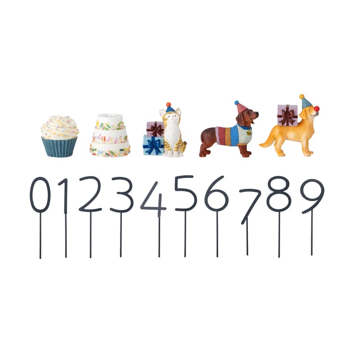 Salve birthday デコレーション 15ピースセット - Multi - Bloomingville | ブルーミングヴ��ィル