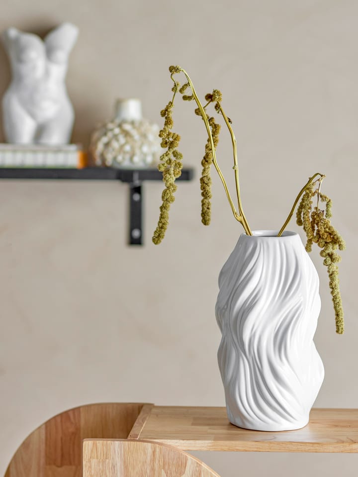 Sanak 花瓶 Ø14x26 cm - White - Bloomingville | ブルーミングヴィル