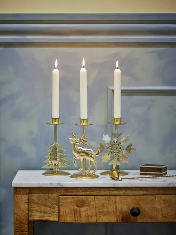 Sauda キャンドルホルダー - Gold, 3 pieces, 20 cm - Bloomingville | ブルーミングヴィル