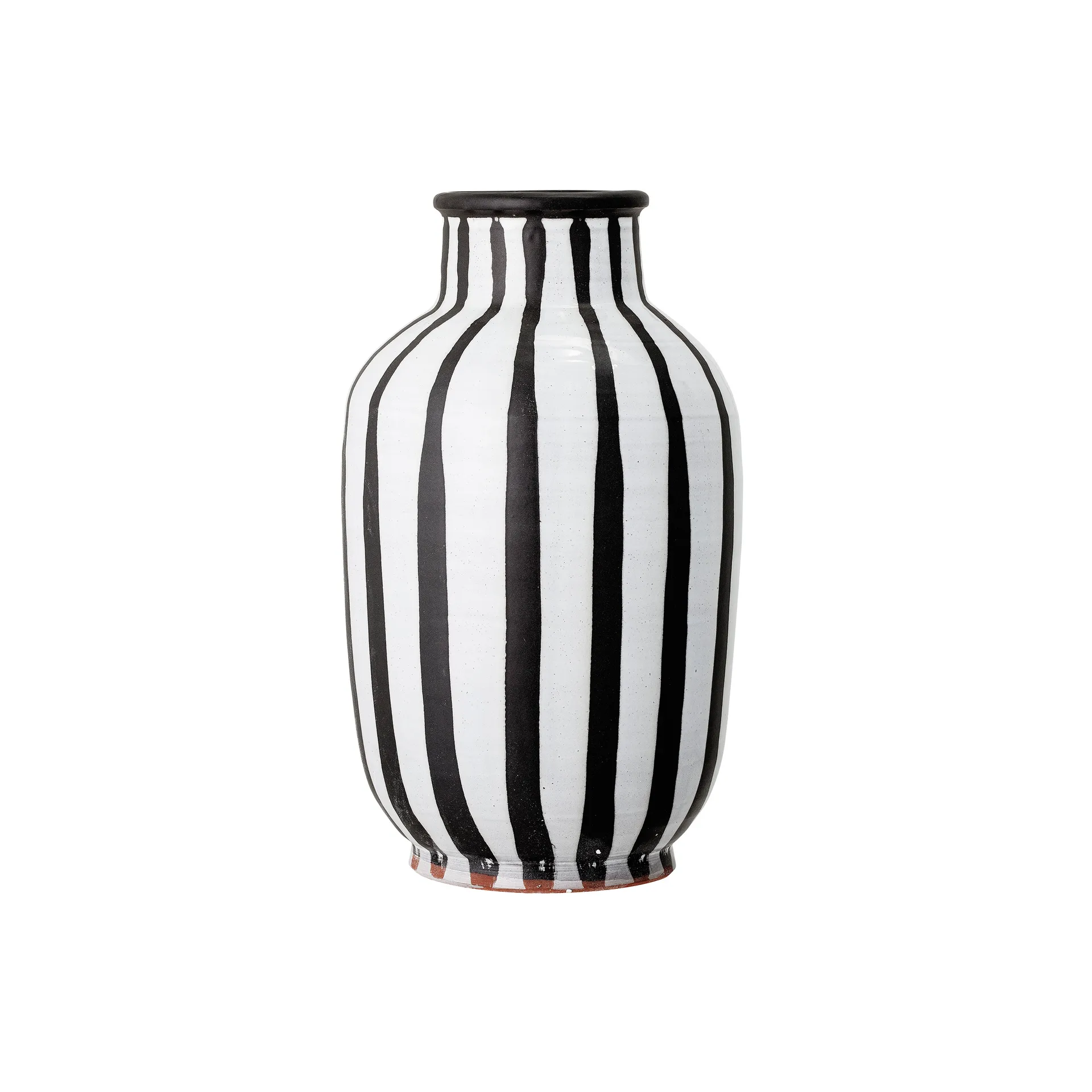 Schila 花瓶 テラコッタ 44 cm, black and white Bloomingville | ブルーミングヴィル