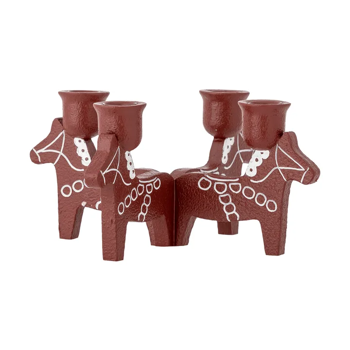 Siffer adventsljusstake - Red, 23 cm - Bloomingville | ブルーミングヴィル