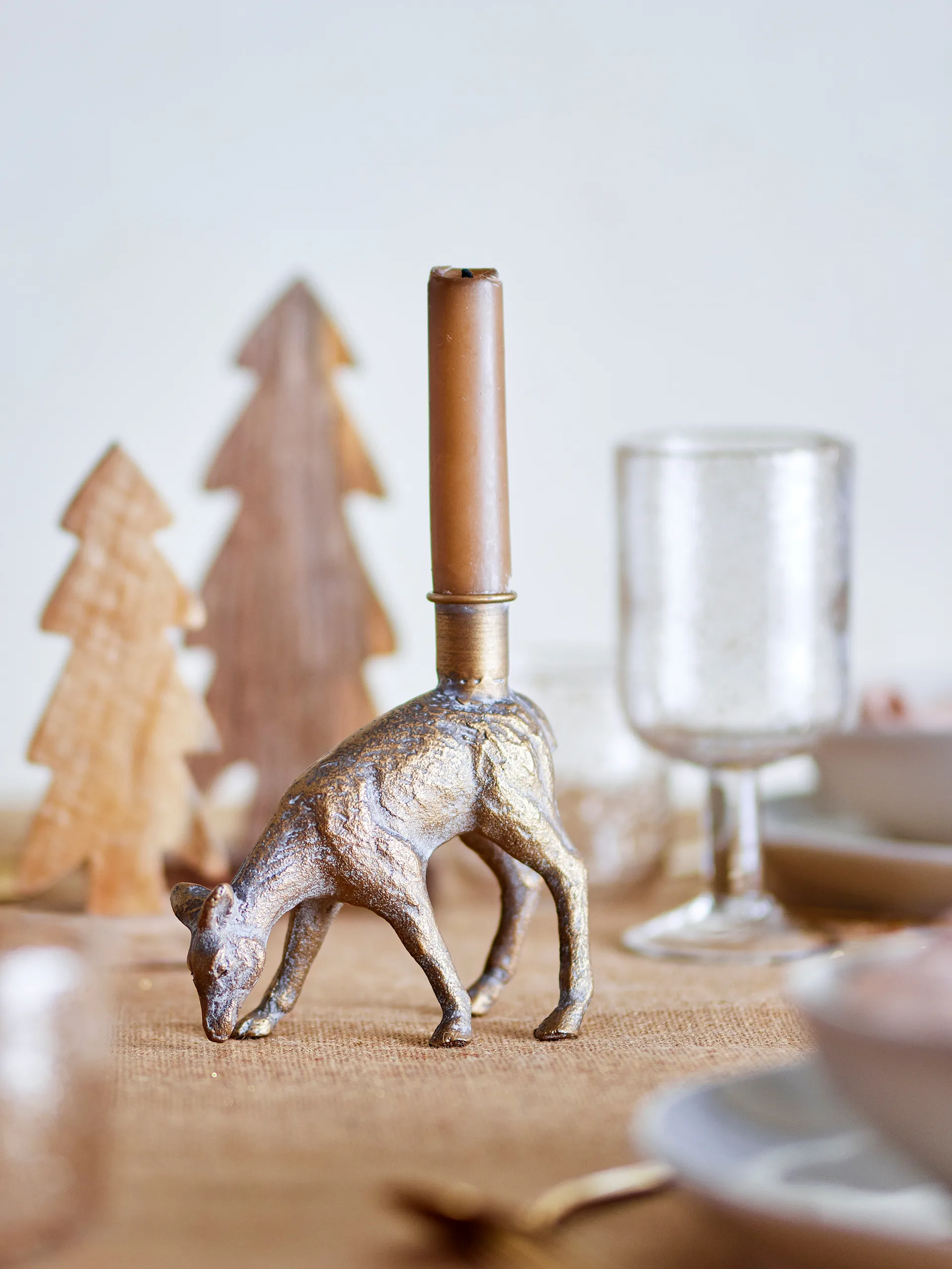 Souris キャンドルホルダー 13.5 cm, Brass Bloomingville | ブルーミングヴィル