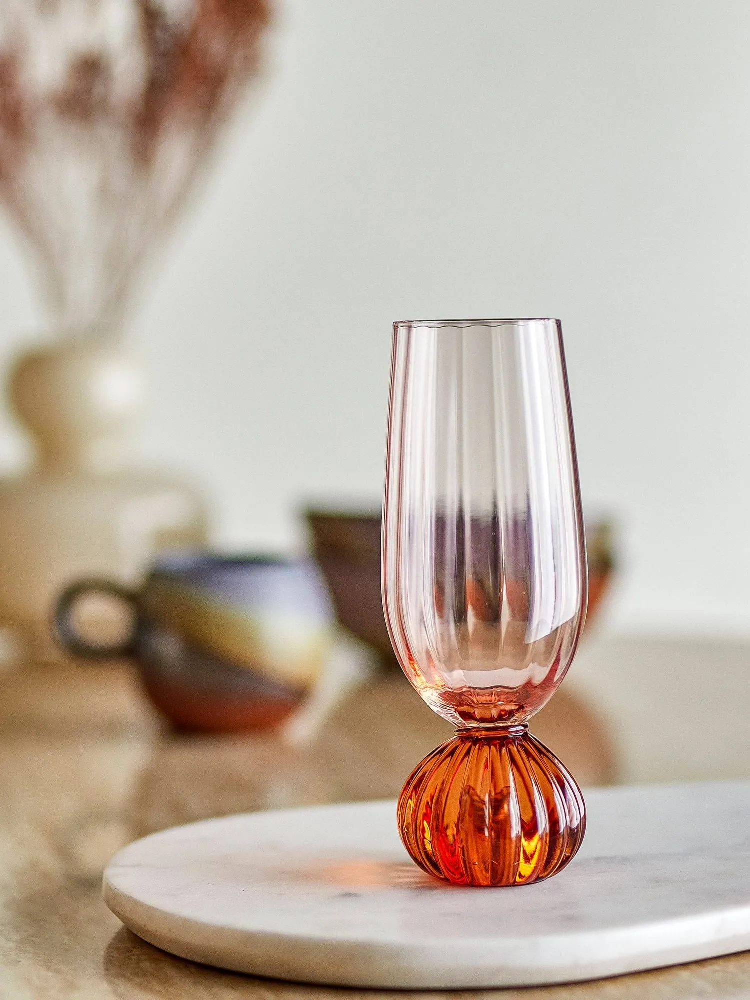 Taurin シャンパングラス 250 ml, Rose Bloomingville | ブルーミングヴィル