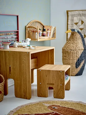 Tazia 収納バスケット 蓋つき Ø37x69 cm - Black - Bloomingville | ブルーミングヴィル