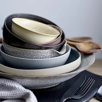 Thea ボウル ストーンウェア Ø15 cm - Brons - Bloomingville | ブルーミングヴィル