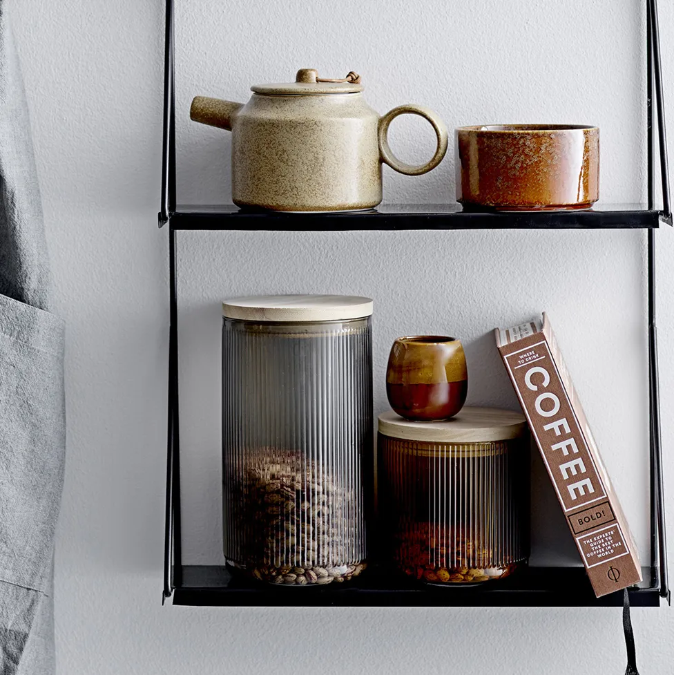 Thea エスプレッソカップ ストーンウェア, Brown Bloomingville | ブルーミングヴィル