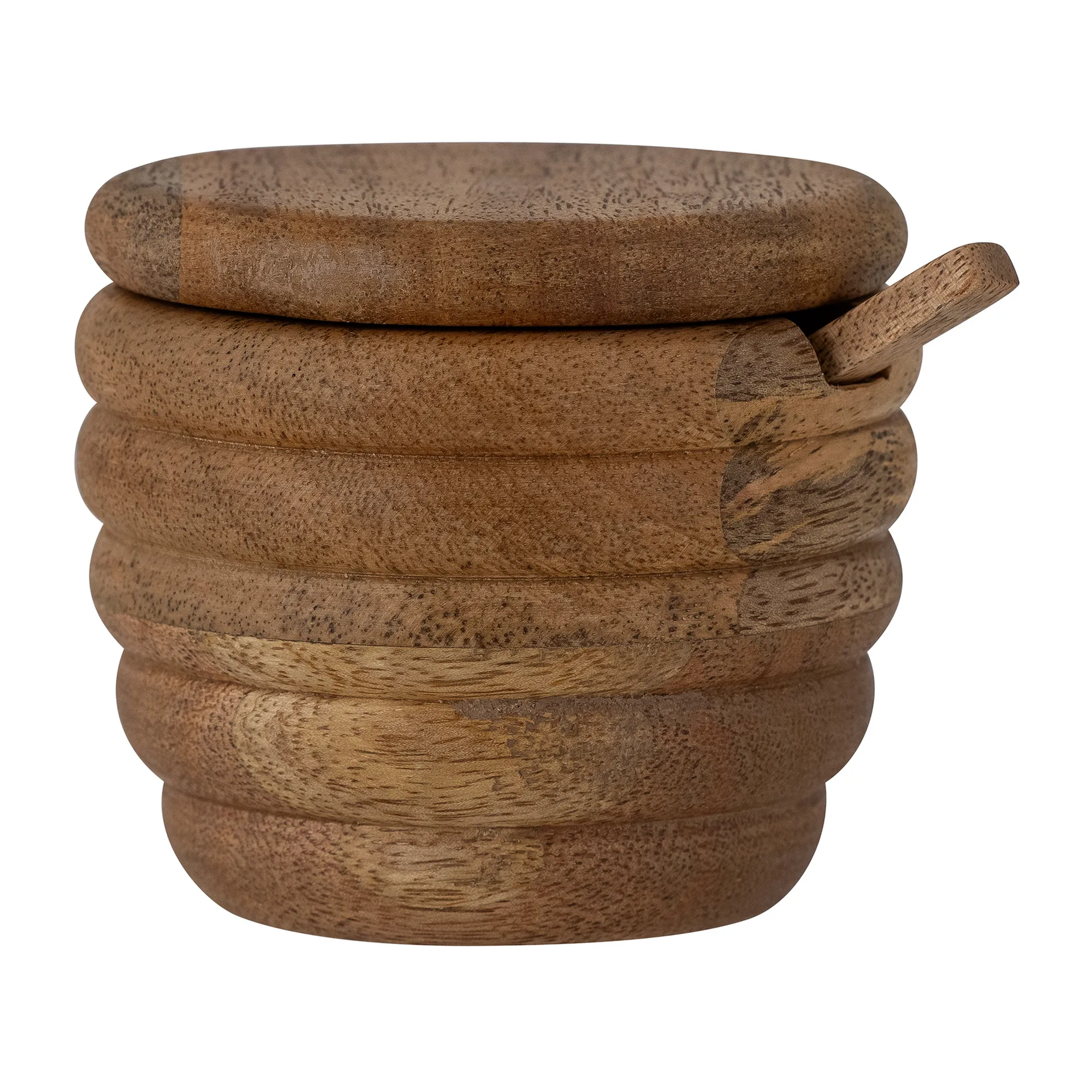 Tilda スプーン付きソルトセラー Ø9 cm, Natural Bloomingville | ブルーミングヴィル